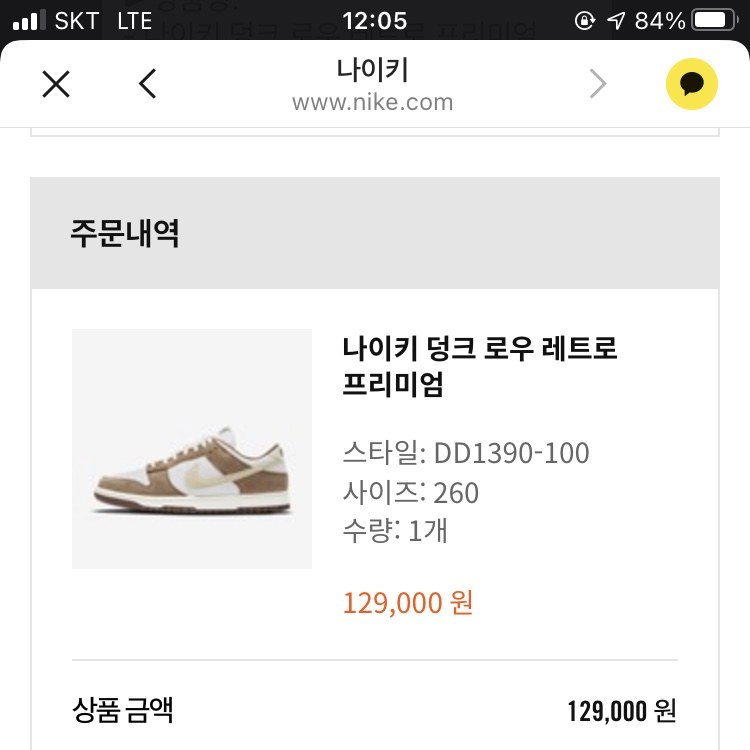 Nike Dunk Low Pro Premium Medium Curry 착용 스타일
