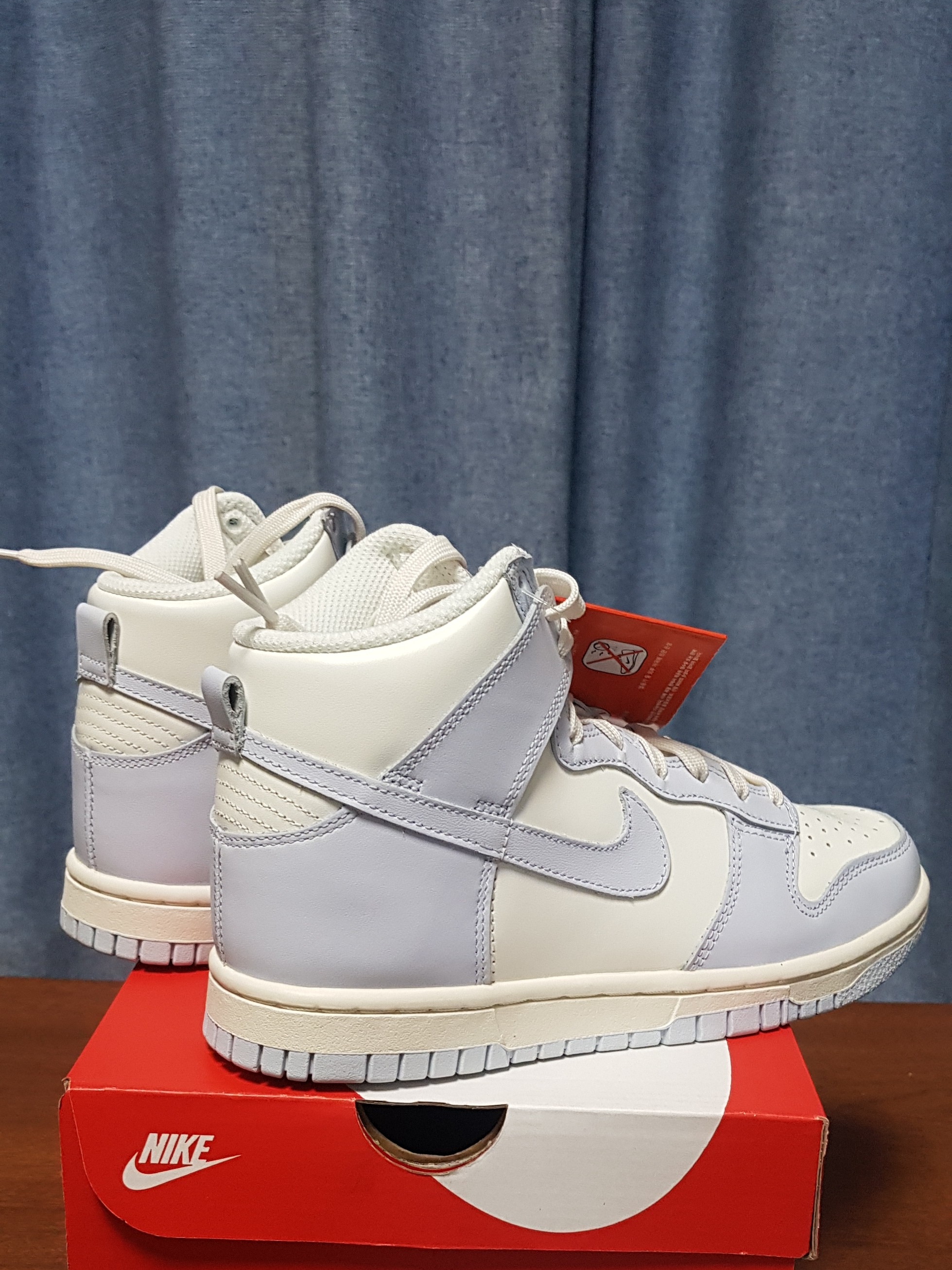 (W) Nike Dunk High Football Grey 착용 스타일