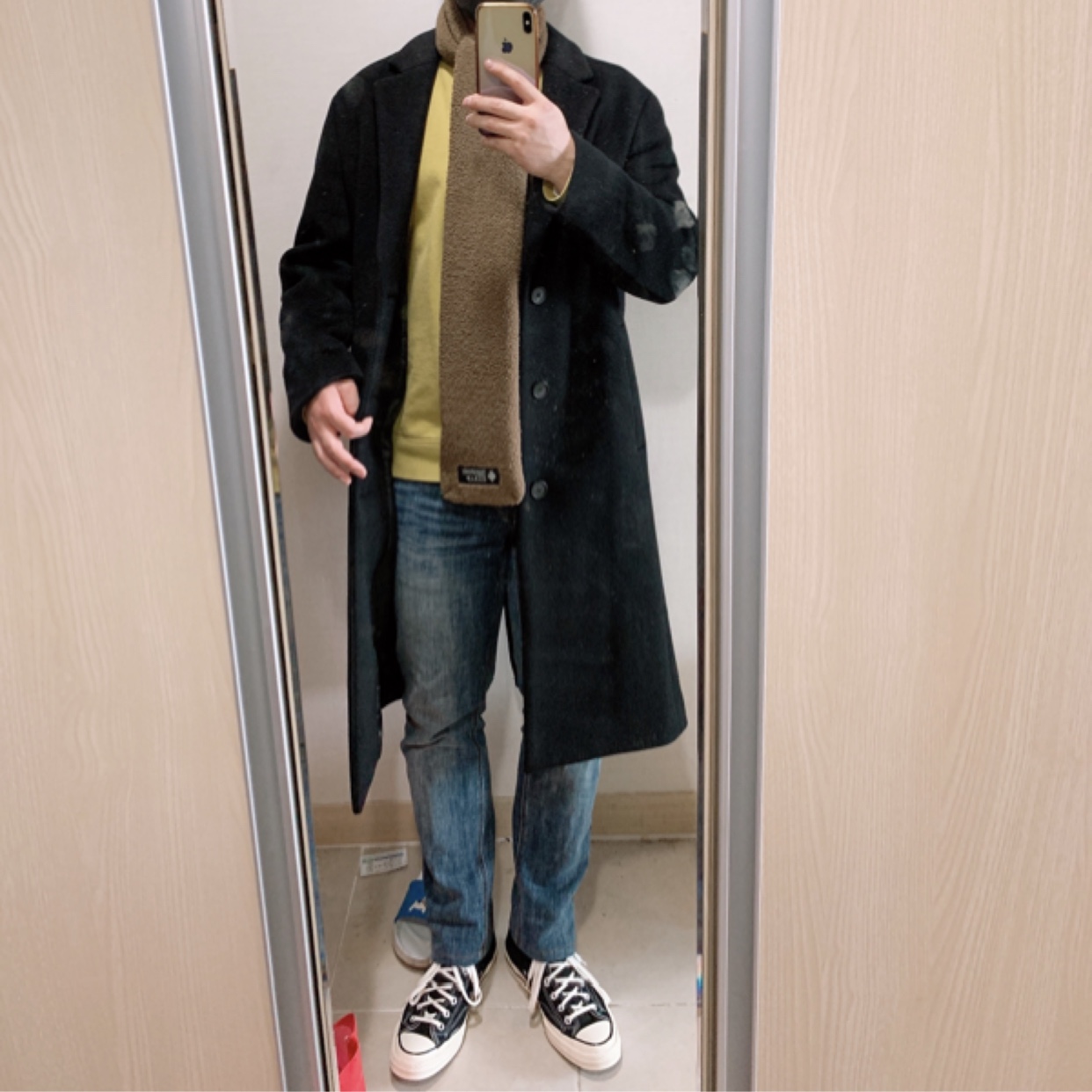 Converse Chuck 70 Hi Black 착용 스타일