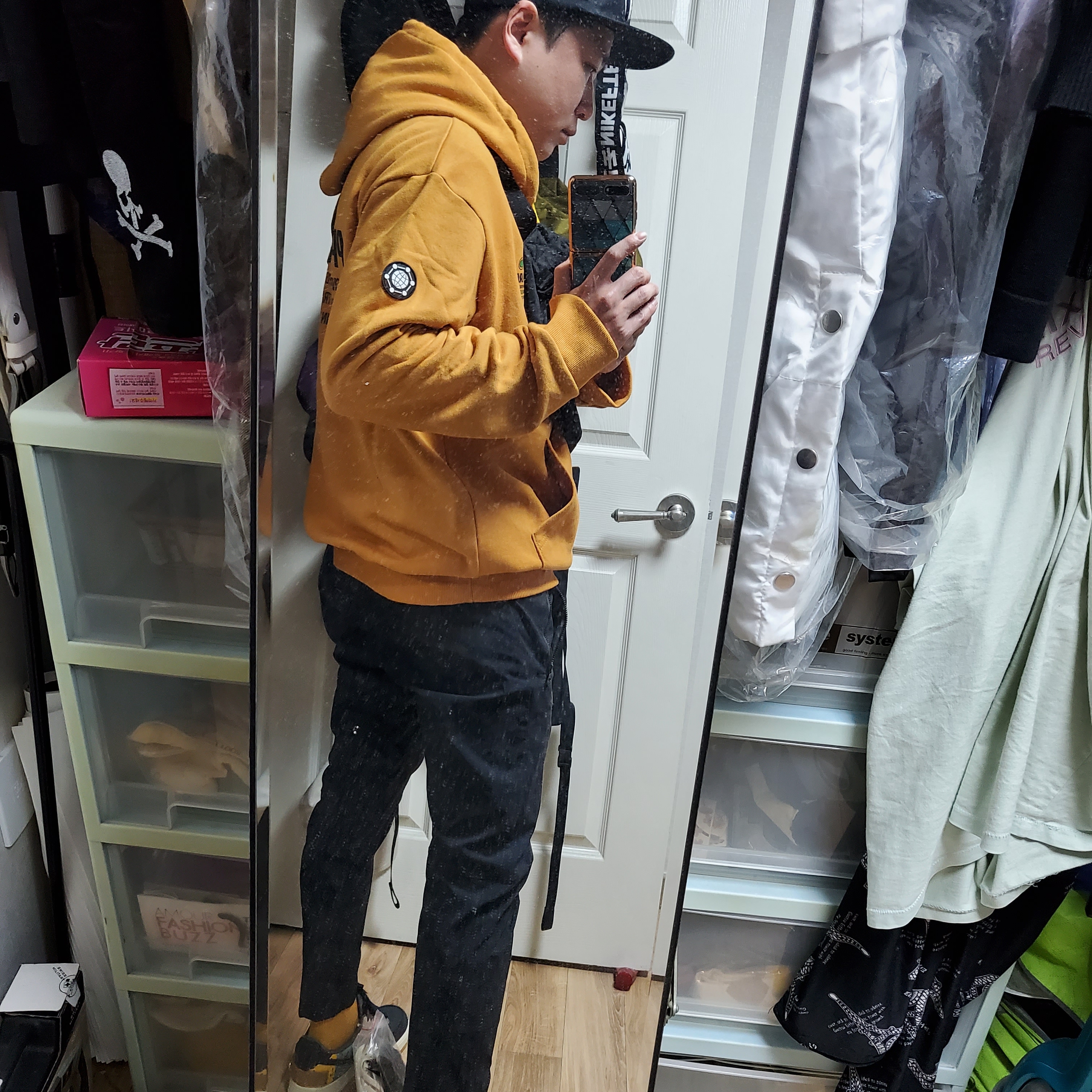 Nike x Travis Scott Air Force 1 Low Cactus Jack 착용 스타일