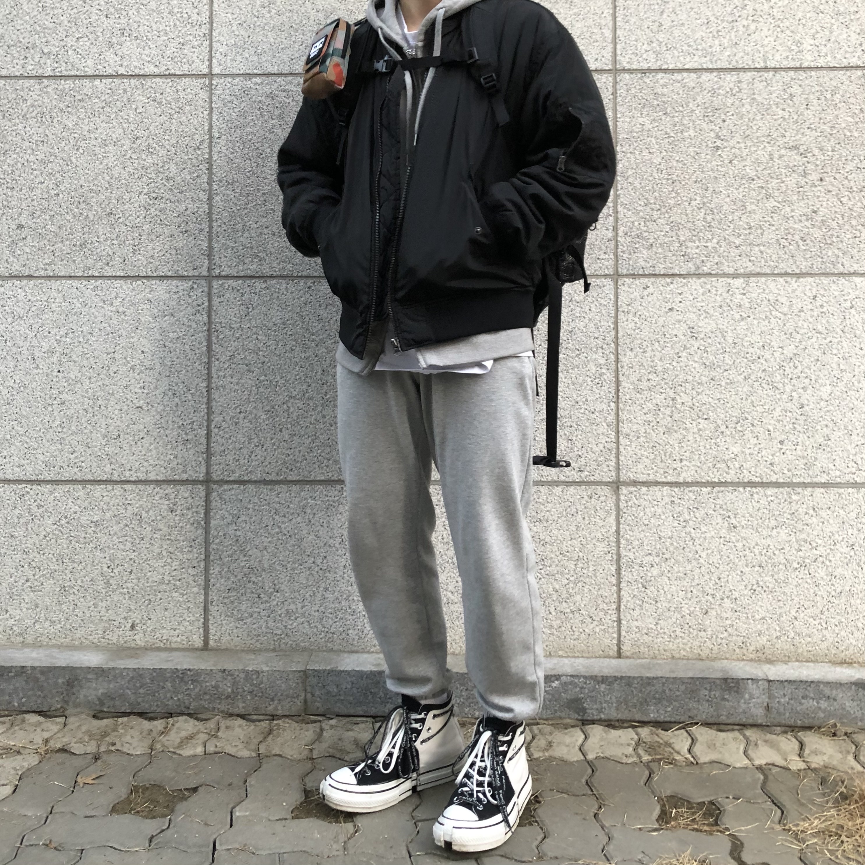 Converse x Feng Chen Wang Chuck 70 2-in-1 Natural Ivory Black 착용 스타일