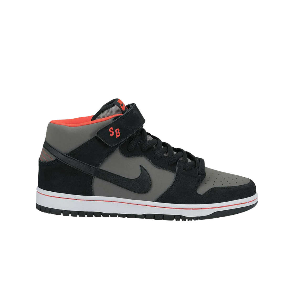 나이키 SB 덩크 미드 프로 블랙 미디움 그레이(Nike SB Dunk Mid Pro Black Medium Grey) - 1