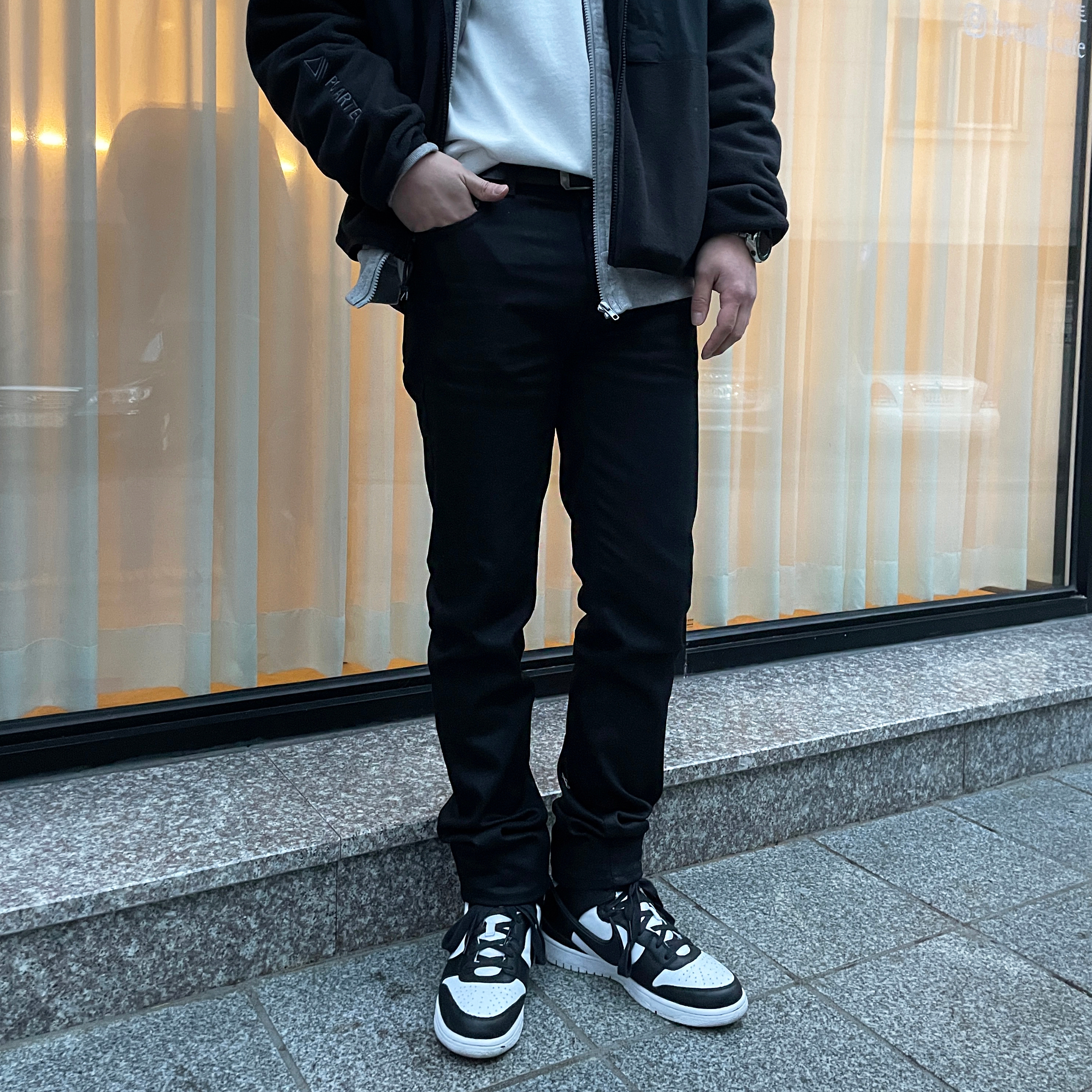 Nike x Ambush Dunk High Black 착용 스타일