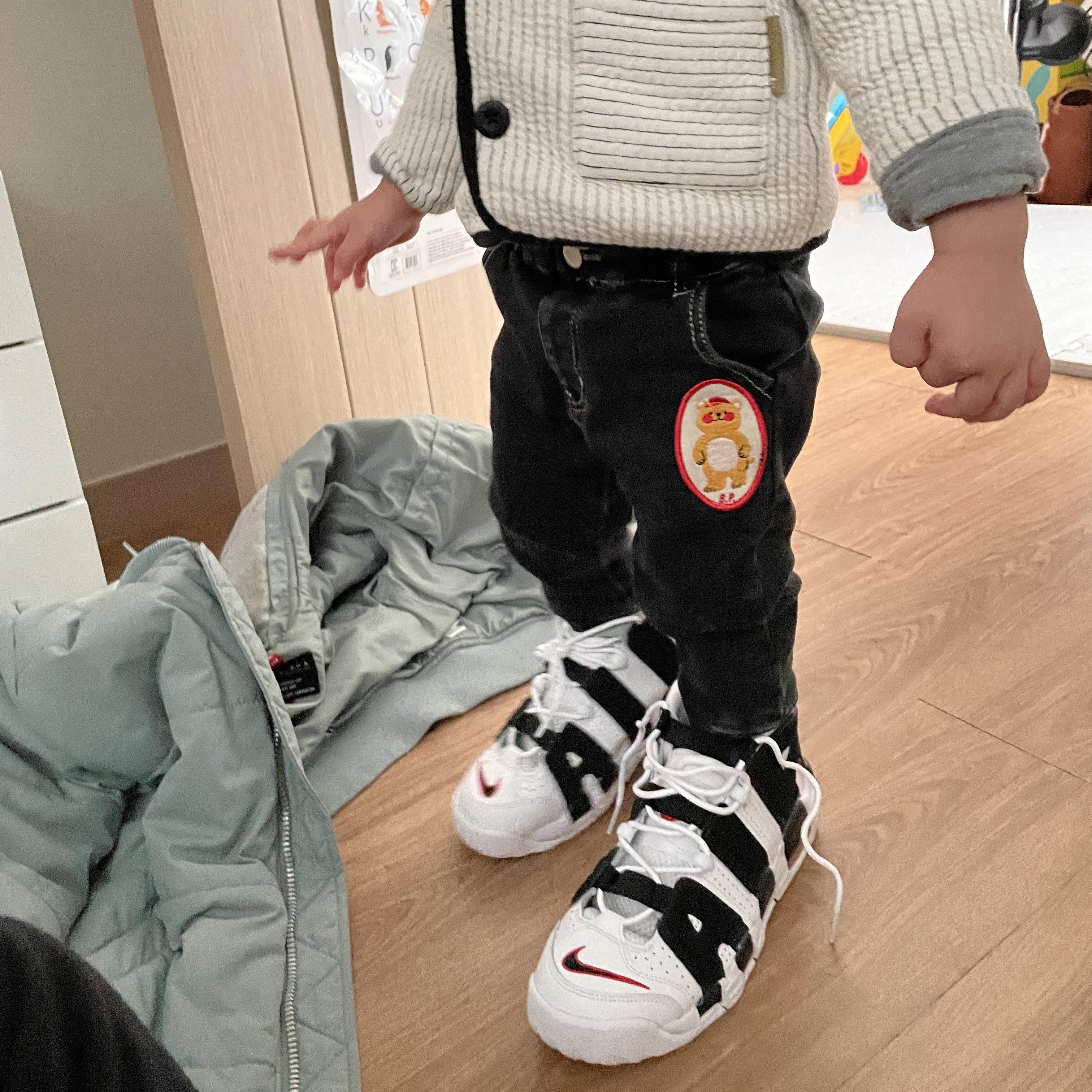 Nike Air More Uptempo Scottie Pippen 착용 스타일