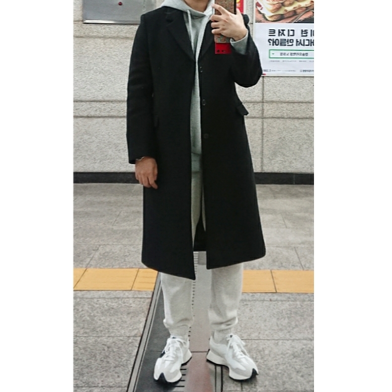 New Balance 327 White Black 착용 스타일