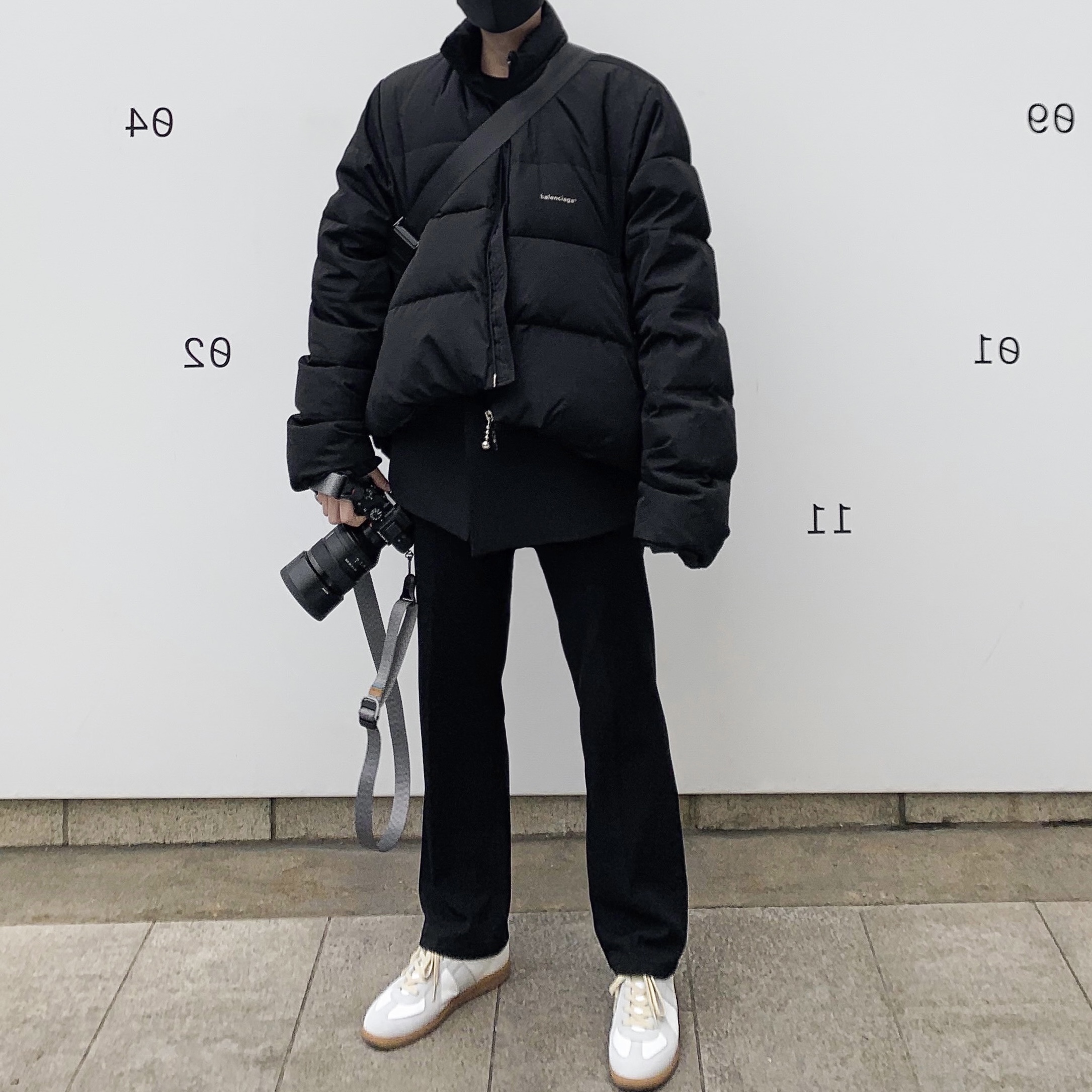 Maison Margiela Calfskin Replica Sneakers 착용 스타일