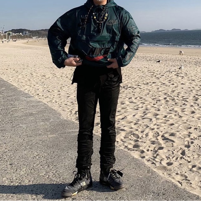 Jordan 5 x Off-White Retro SP Black Muslin, Nike x Cactus Plant Flea Market Anorak Teal 착용 스타일