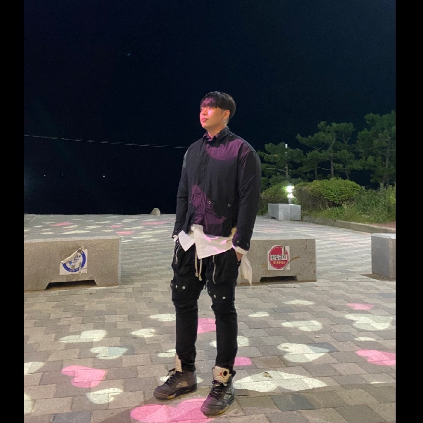 Jordan 5 x Off-White Retro SP Black Muslin 착용 스타일