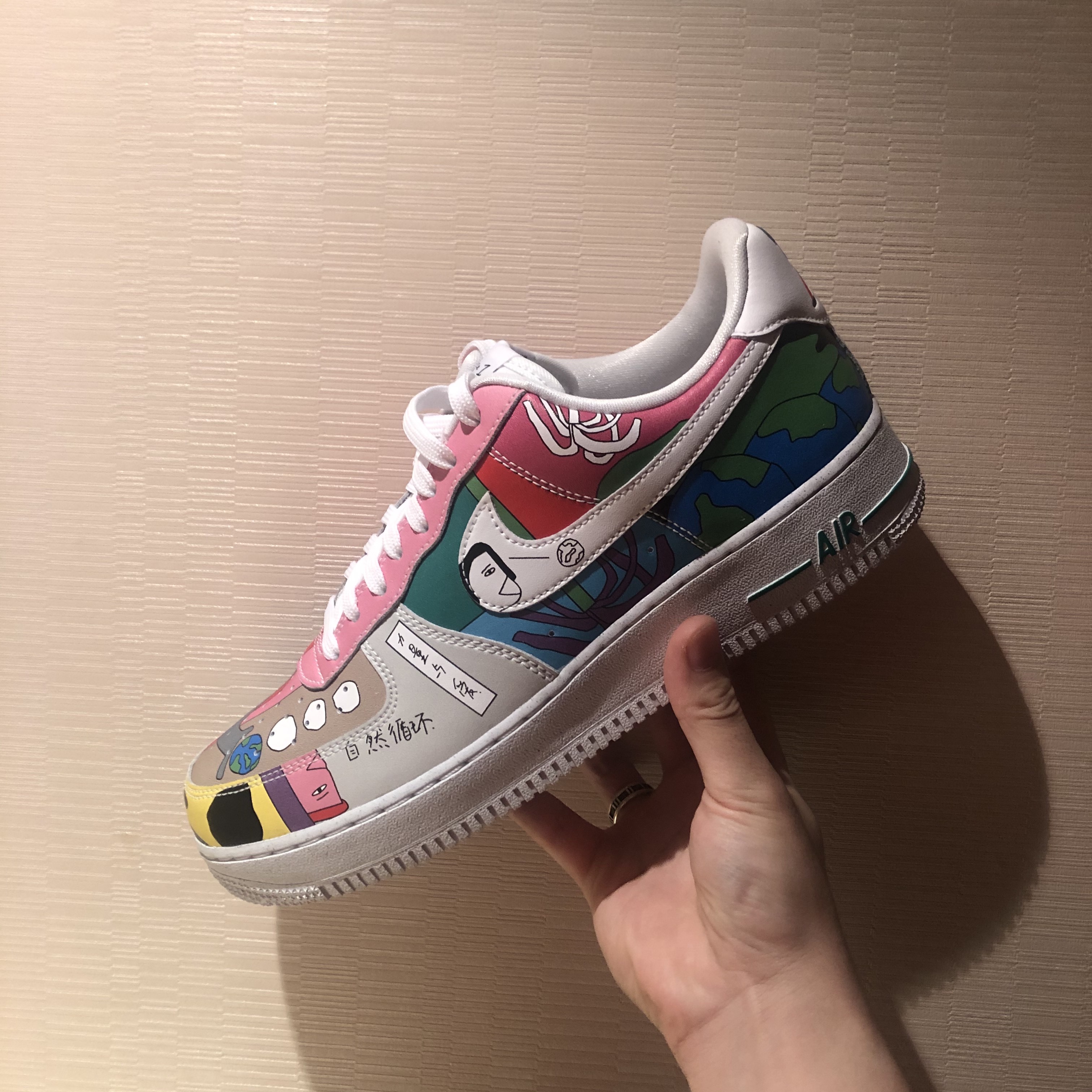 Nike x Ruohan Wang Air Force 1 Low Flyleather 착용 스타일