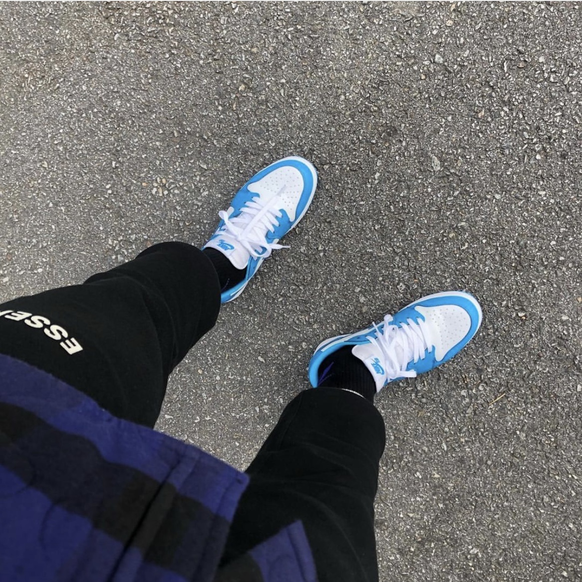 Jordan 1 Low SB UNC 착용 스타일