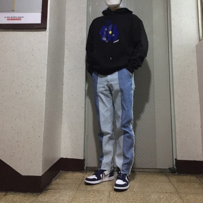 Jordan 1 Retro High OG CO.JP Midnight Navy 착용 스타일