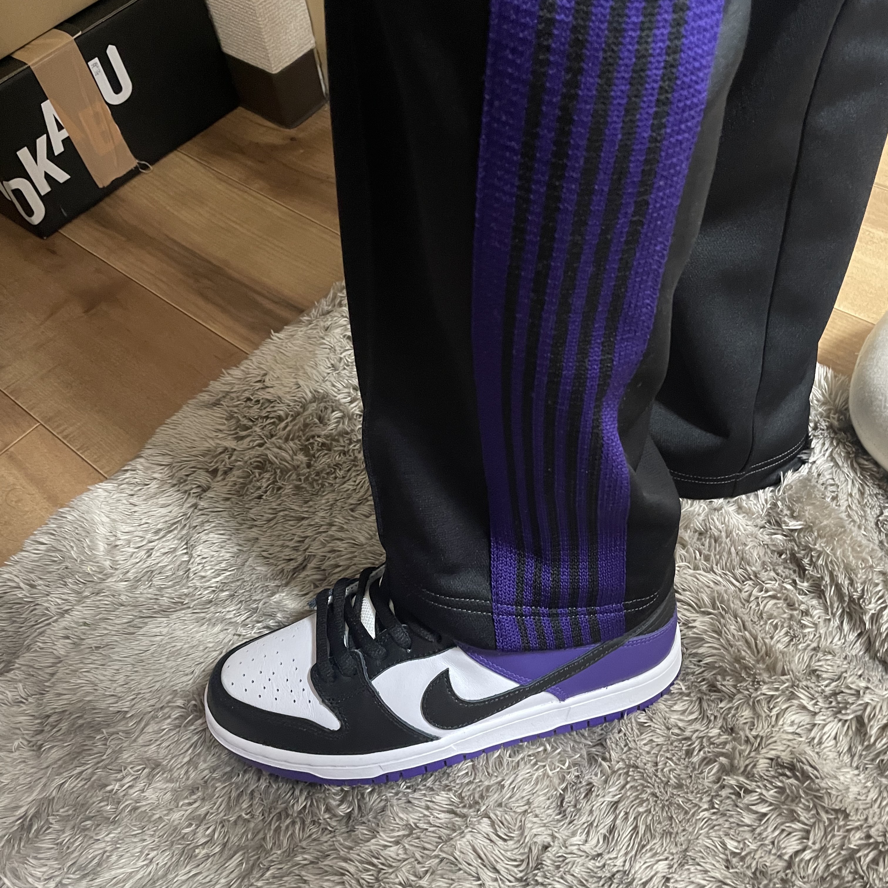 Nike SB Dunk Low Pro Court Purple 착용 스타일