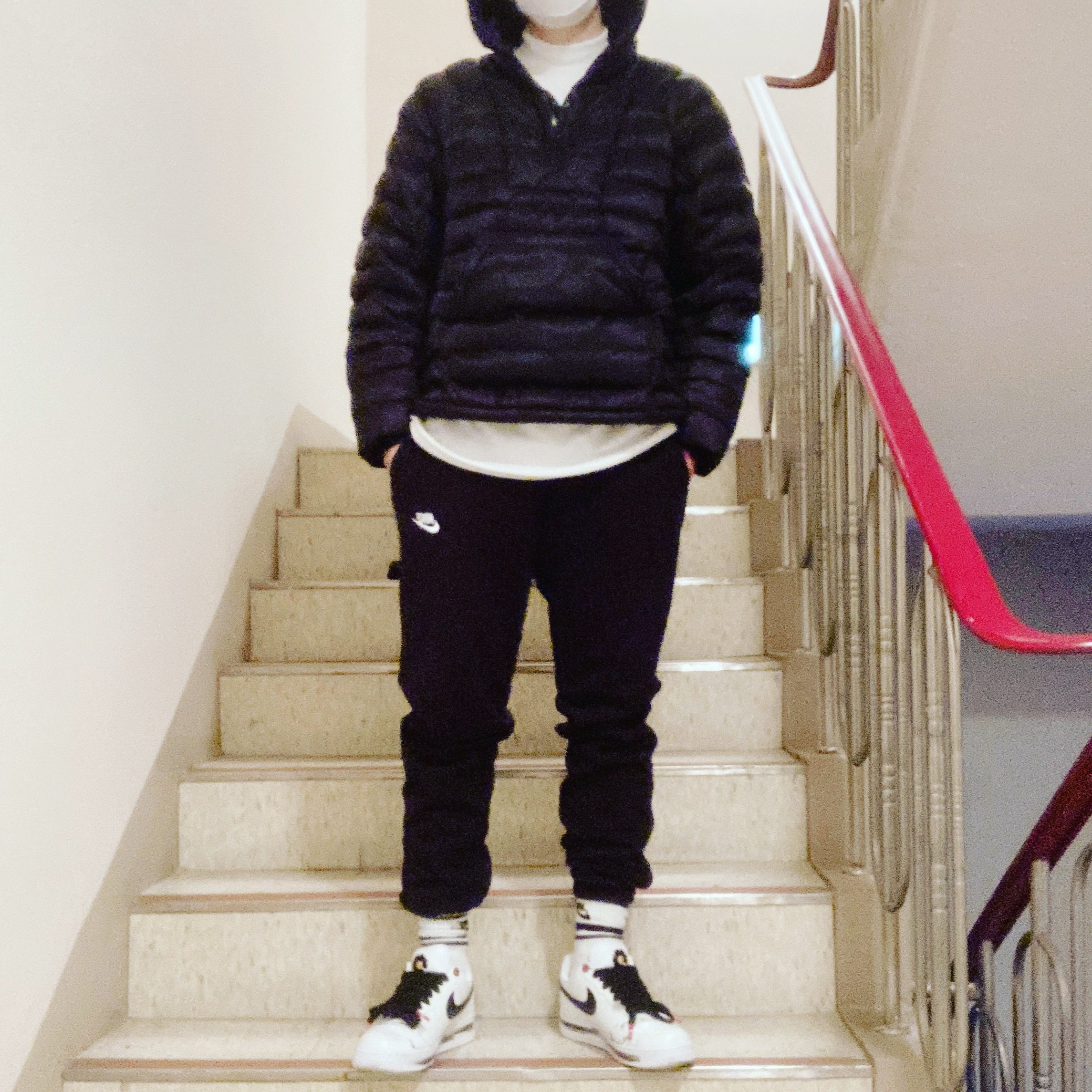 Nike x Peaceminusone Air Force 1 Low Para-Noise 2.0, Nike x Stussy Insultd Jacket Black - Asia 착용 스타일