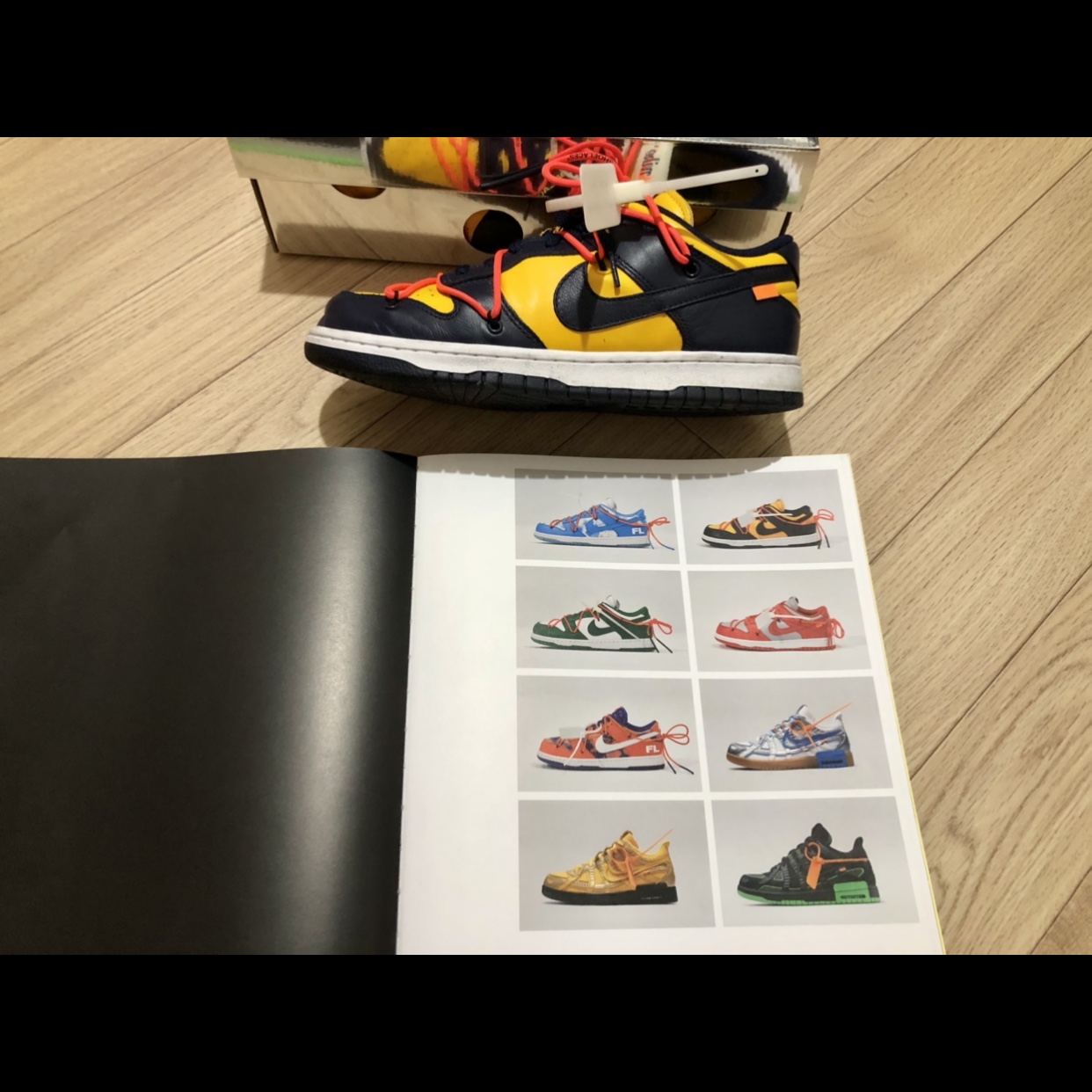 Jordan 5 x Off-White Retro SP Sail Fire Red, Nike x Off-White Air Max 90 The Ten 착용 스타일 - 4