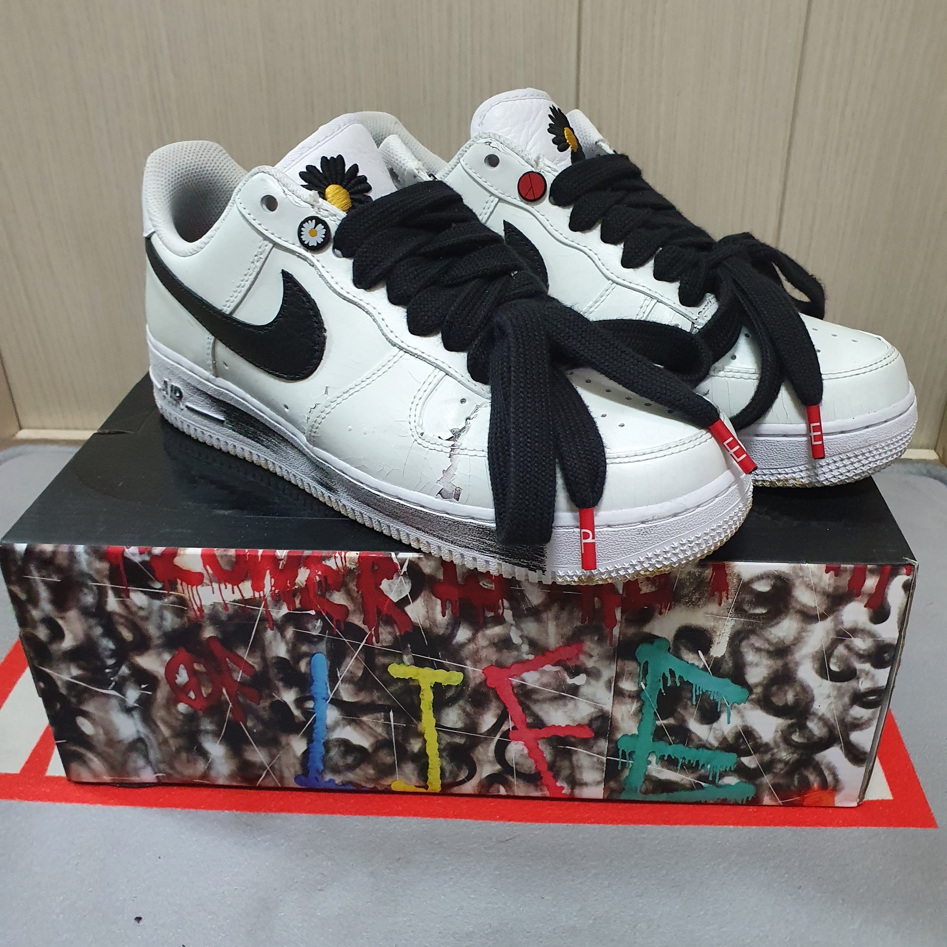 Nike x Peaceminusone Air Force 1 Low Para-Noise 2.0 착용 스타일 - 3