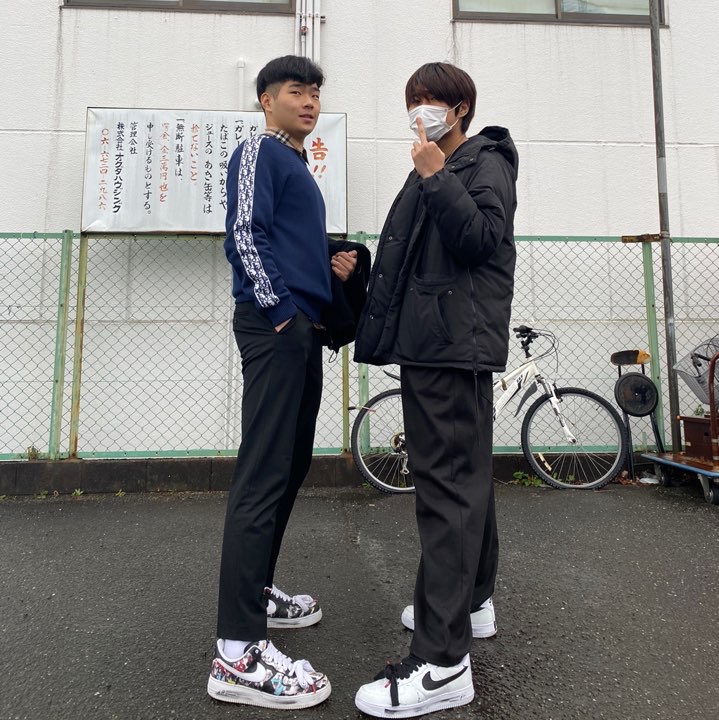 Nike x Peaceminusone Air Force 1 Low Para-Noise 2.0, Nike x Peaceminusone Air Force 1 Low Para-Noise 착용 스타일