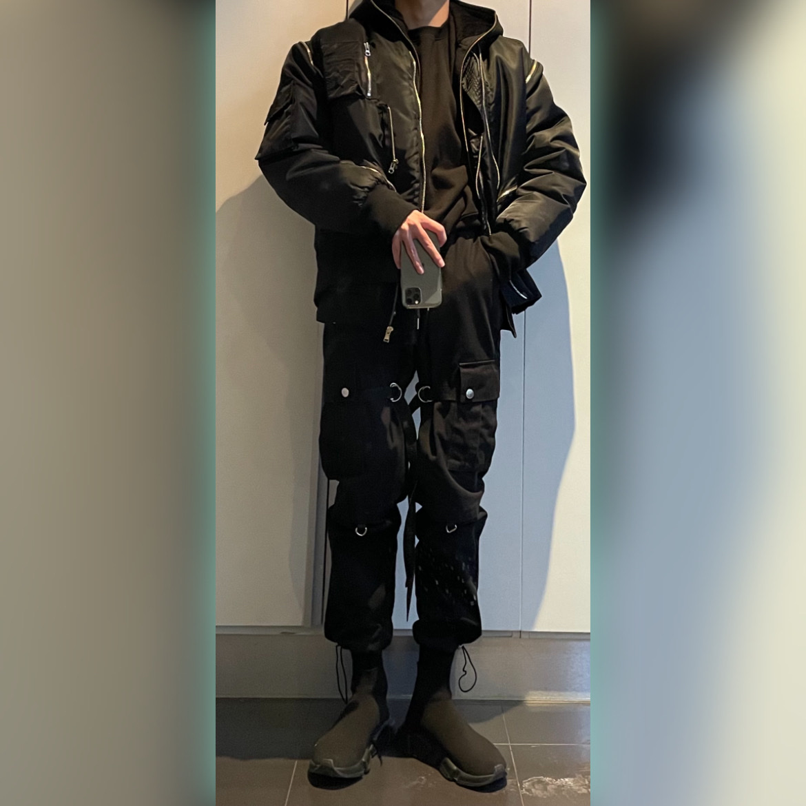 Balenciaga Speed Trainer Black 2020 착용 스타일
