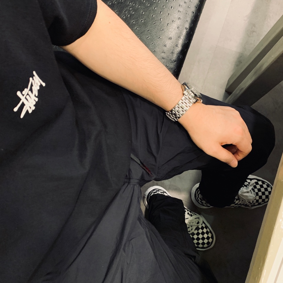 Maison Mihara Yasuhiro Baker OG Sole Canvas Low Cut Sneakers Black White 착용 스타일