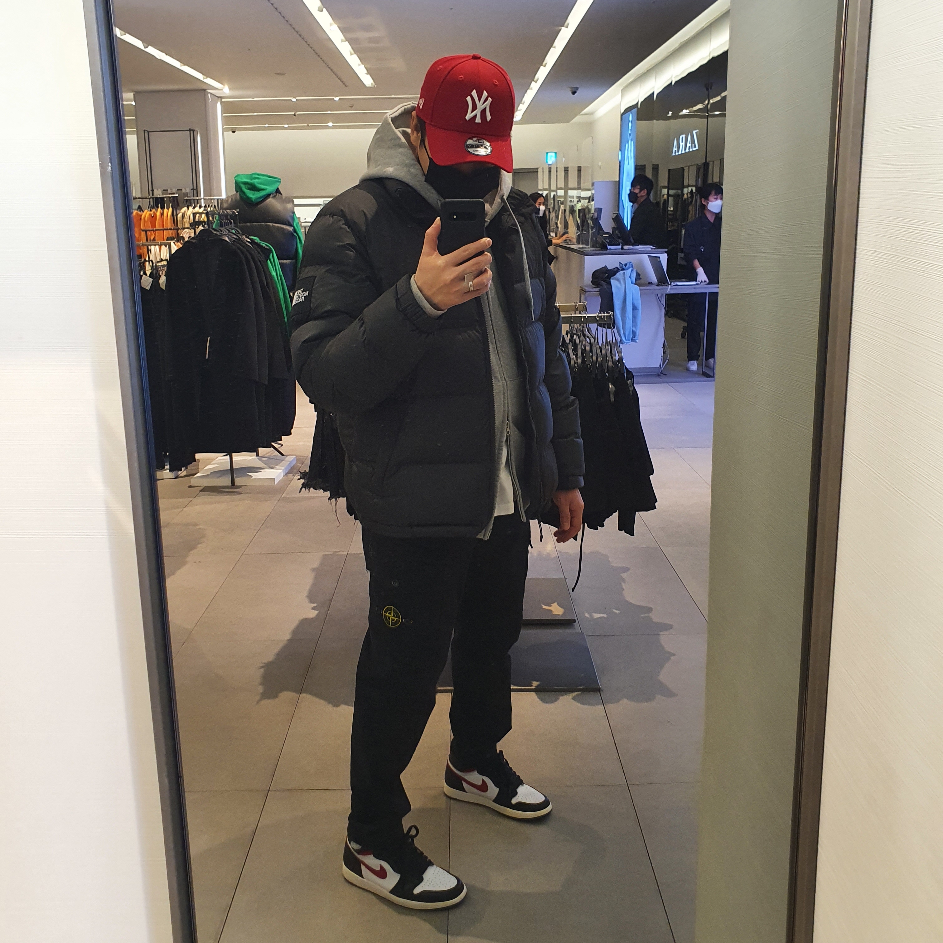 Jordan 1 Retro High OG Gym Red 착용 스타일