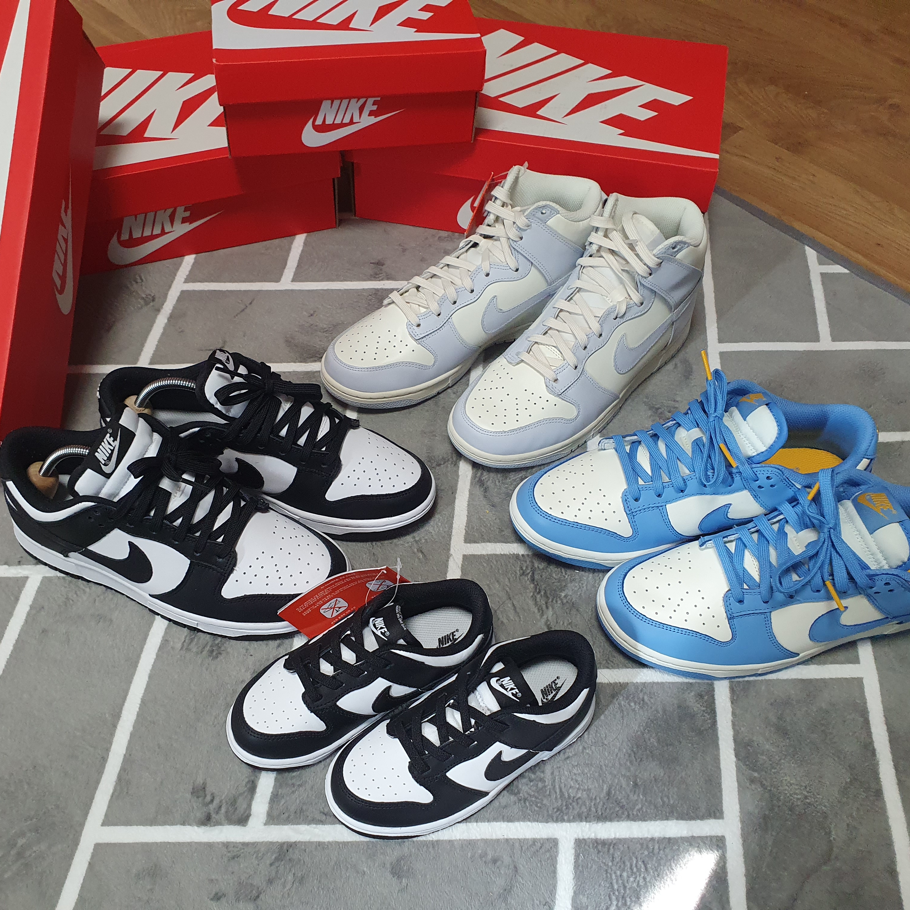 Nike Dunk Low Retro Black, (W) Nike Dunk Low Coast 착용 스타일 - 1