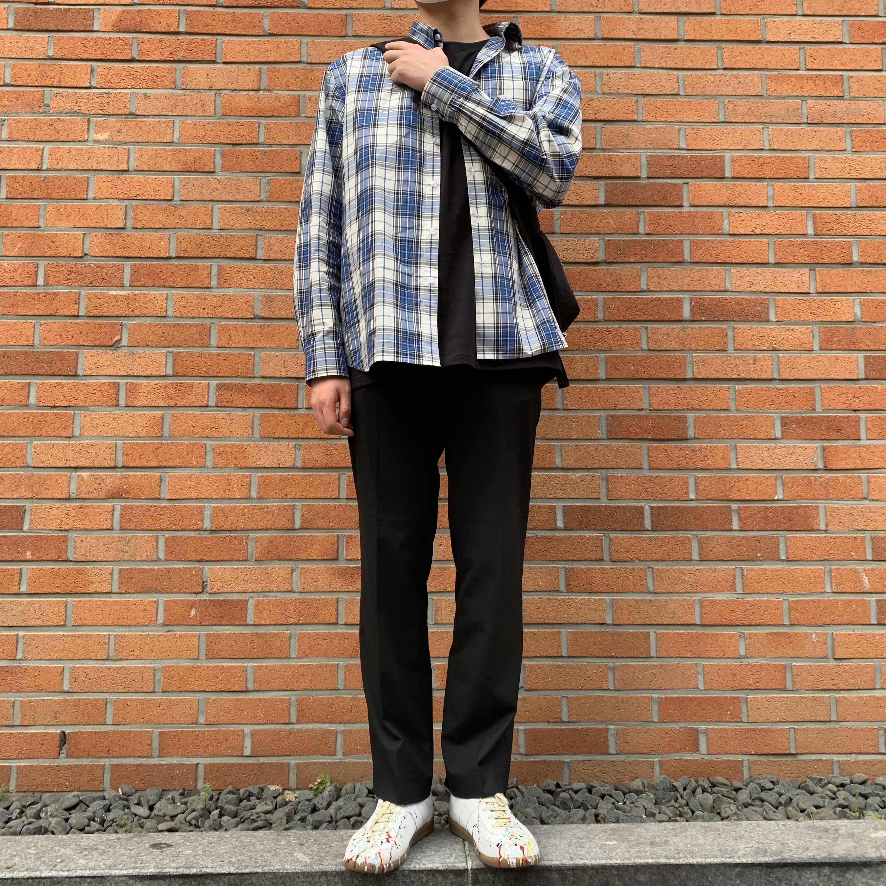 Maison Margiela Replica Paint Drop Sneakers 착용 스타일