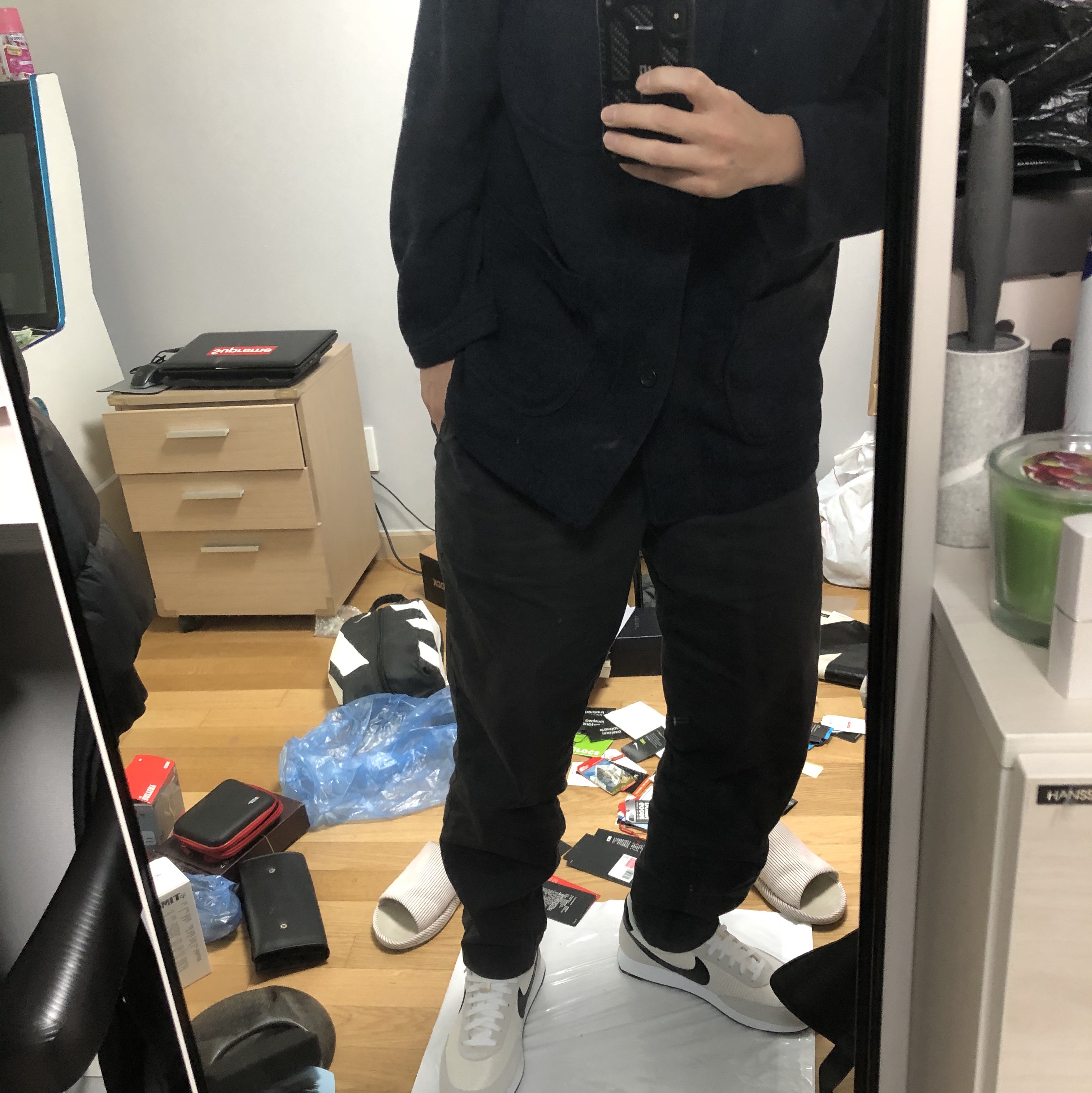 Nike Air Tailwind 79 White Phantom Black 착용 스타일