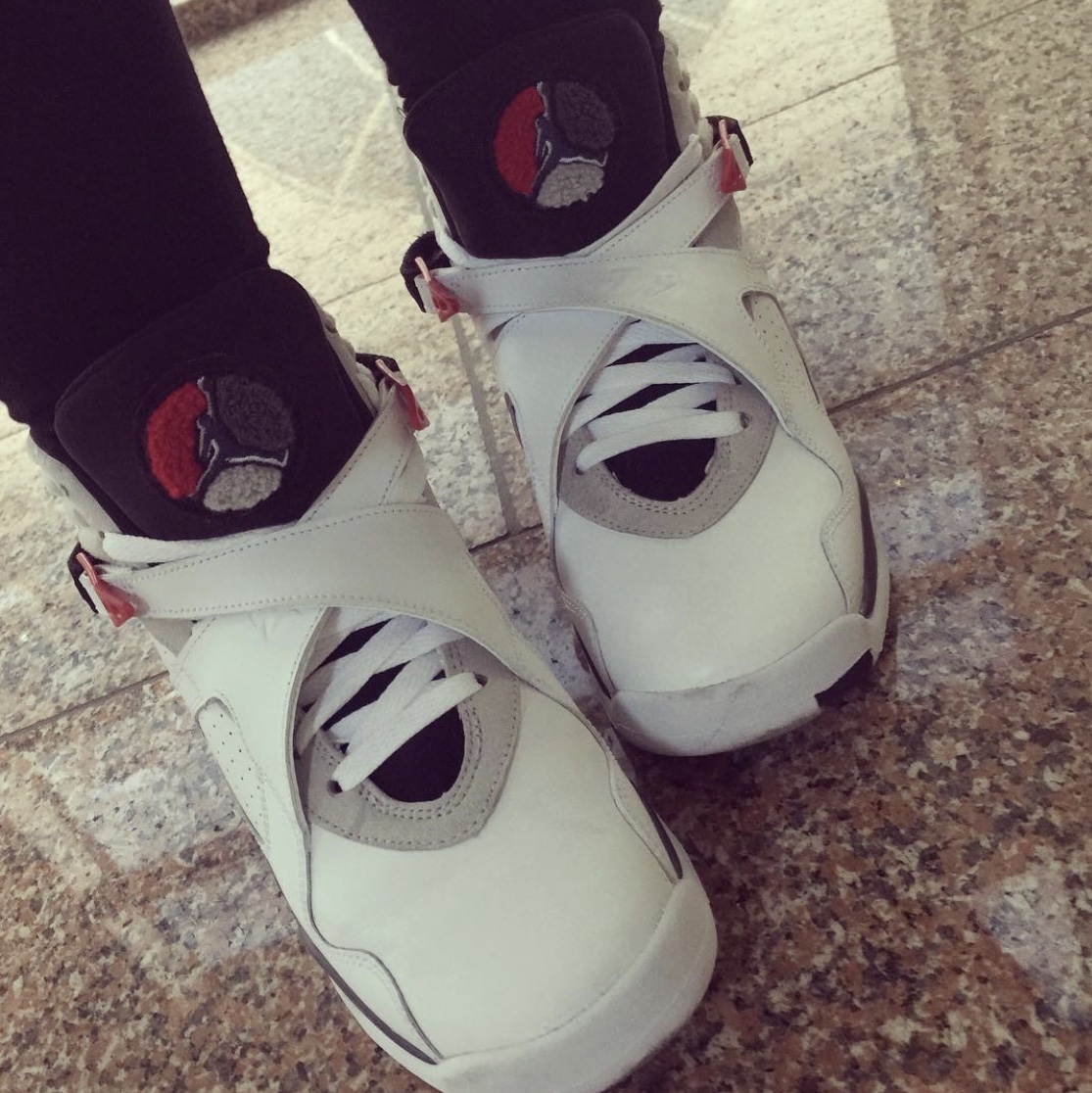 Jordan 8 Retro Bugs Bunny 2013 착용 스타일
