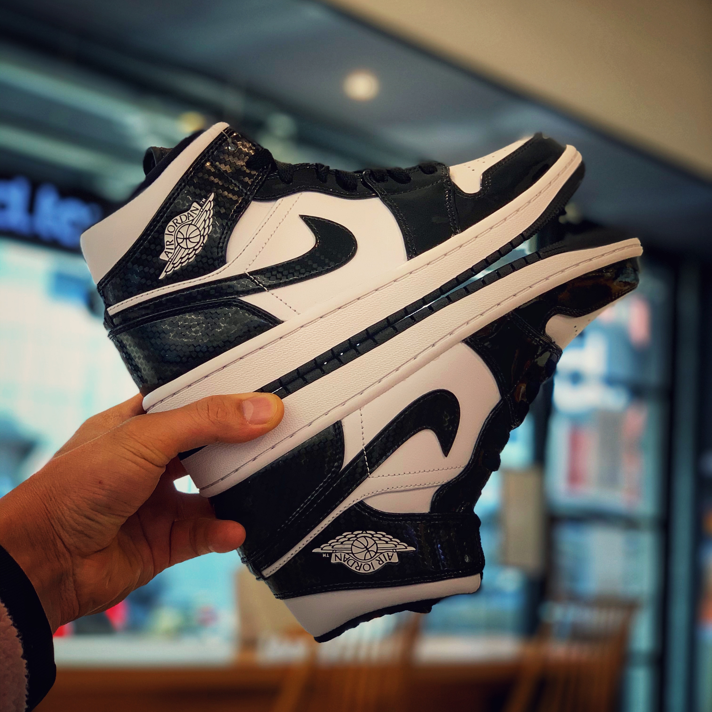 Jordan 1 Mid SE ASW Black 착용 스타일