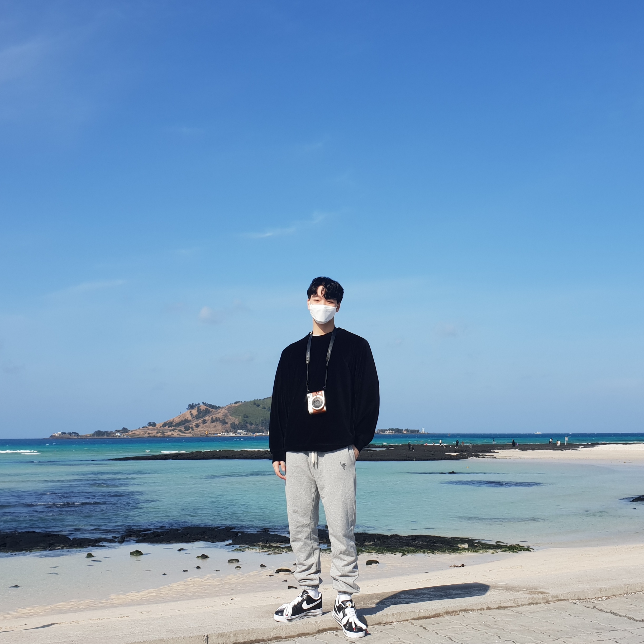 Nike x Peaceminusone Air Force 1 Low Para-Noise 착용 스타일