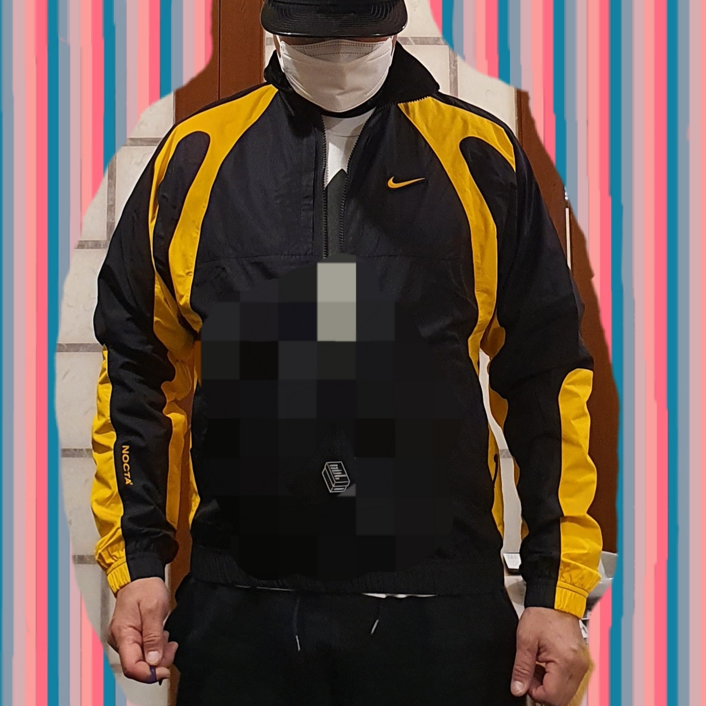 Nike x Drake Nocta Essential Track Jacket - Asia, Nike x Drake Nocta Fleece Pants Black - US/EU 착용 스타일 - 3