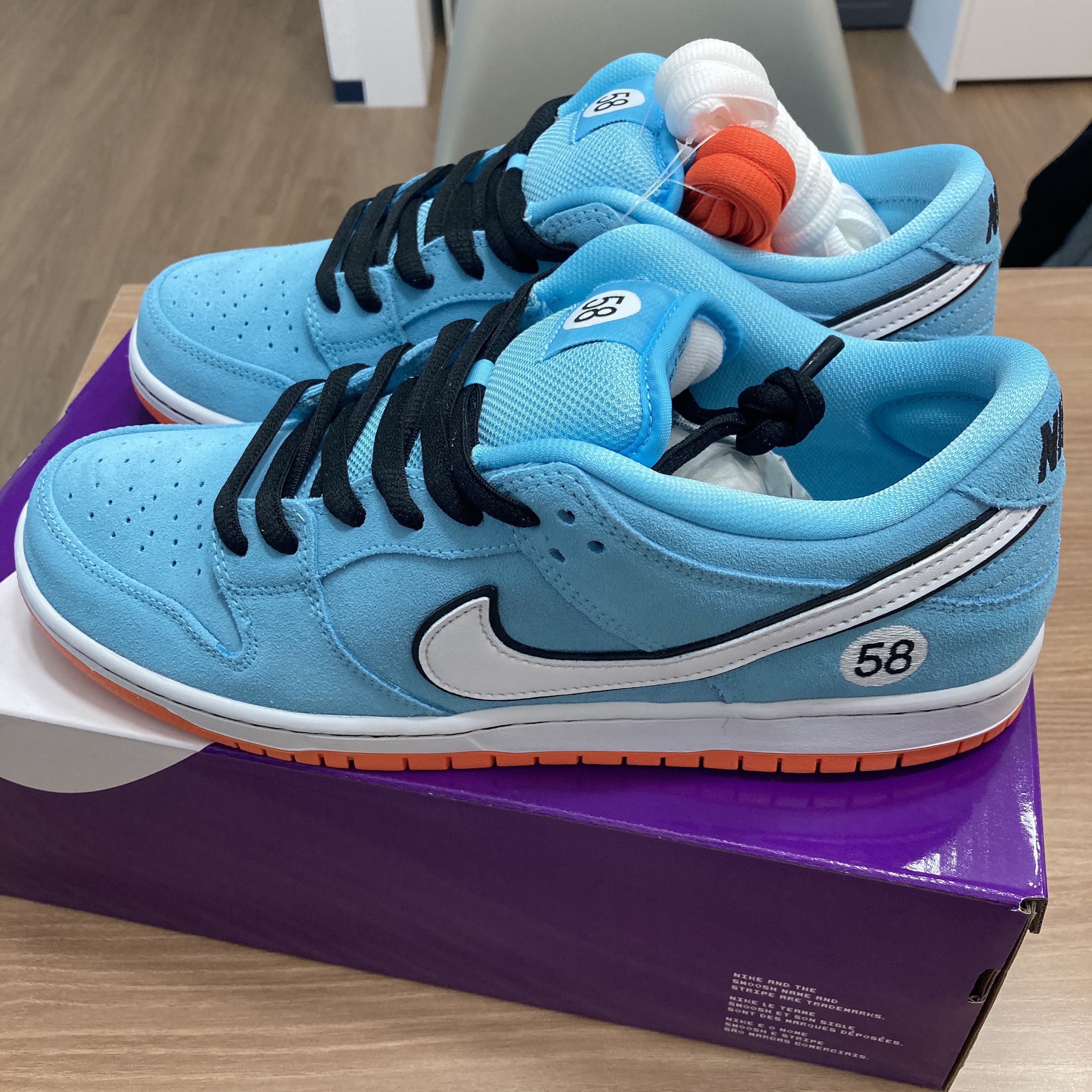 Nike SB Dunk Low Pro Blue Chill 착용 스타일