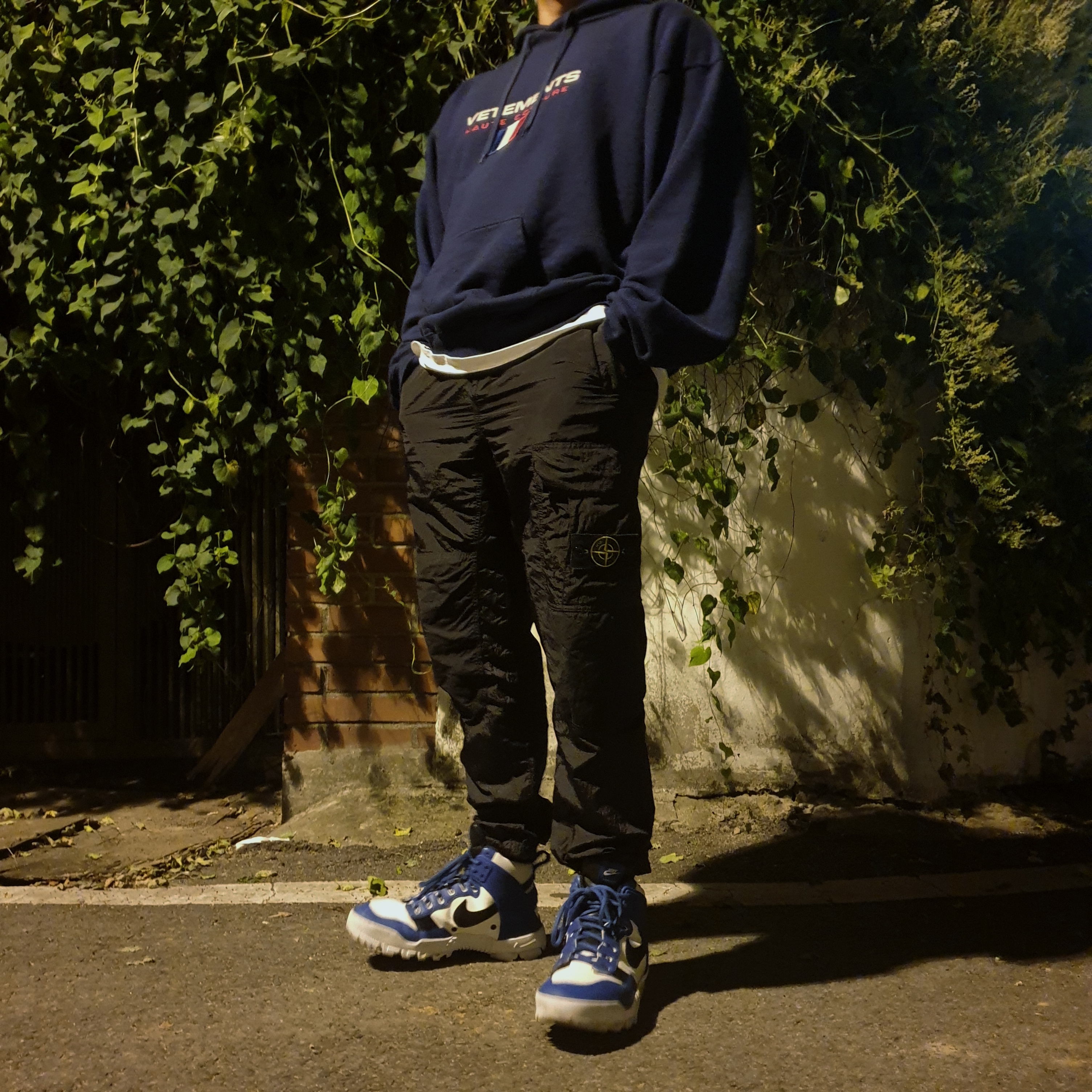Nike x Undercover SFB Jungle Dunk White 착용 스타일