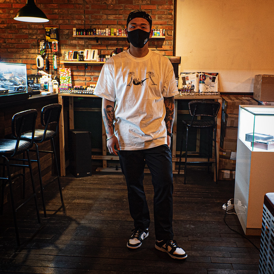 Nike Dunk Low Retro Black 착용 스타일