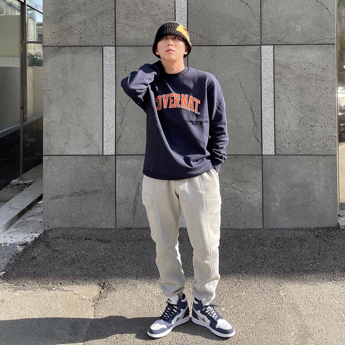 Jordan 1 Retro High OG CO.JP Midnight Navy 착용 스타일