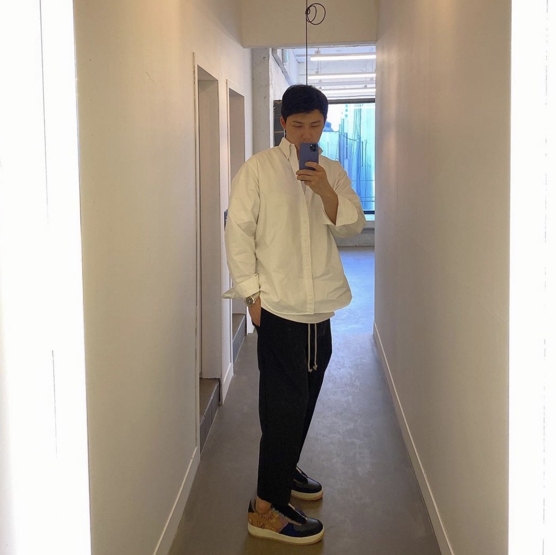 Nike x Travis Scott Air Force 1 Low Cactus Jack 착용 스타일 - 2