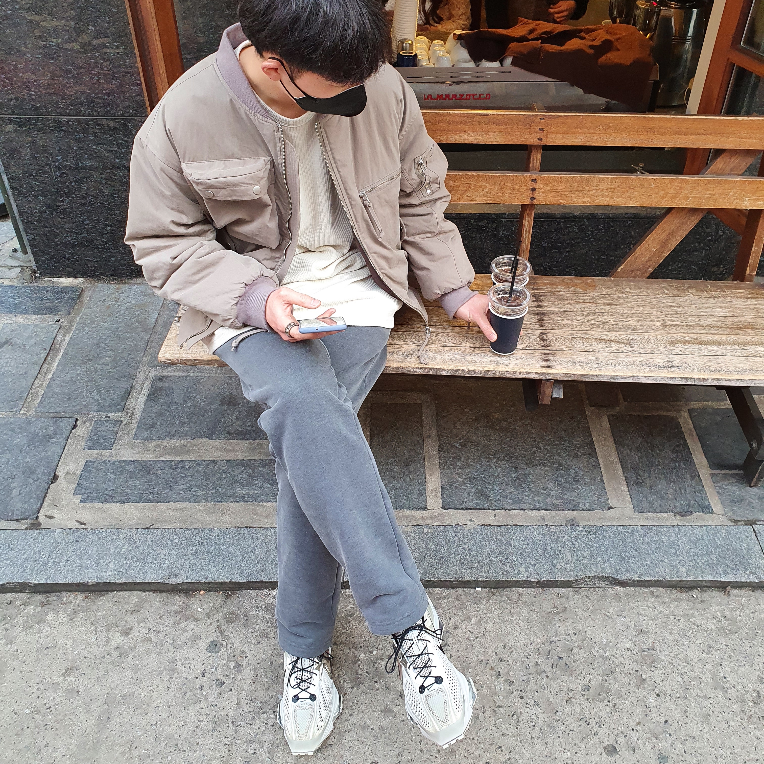 Nike x Matthew M Williams Zoom 004 Stone 착용 스타일