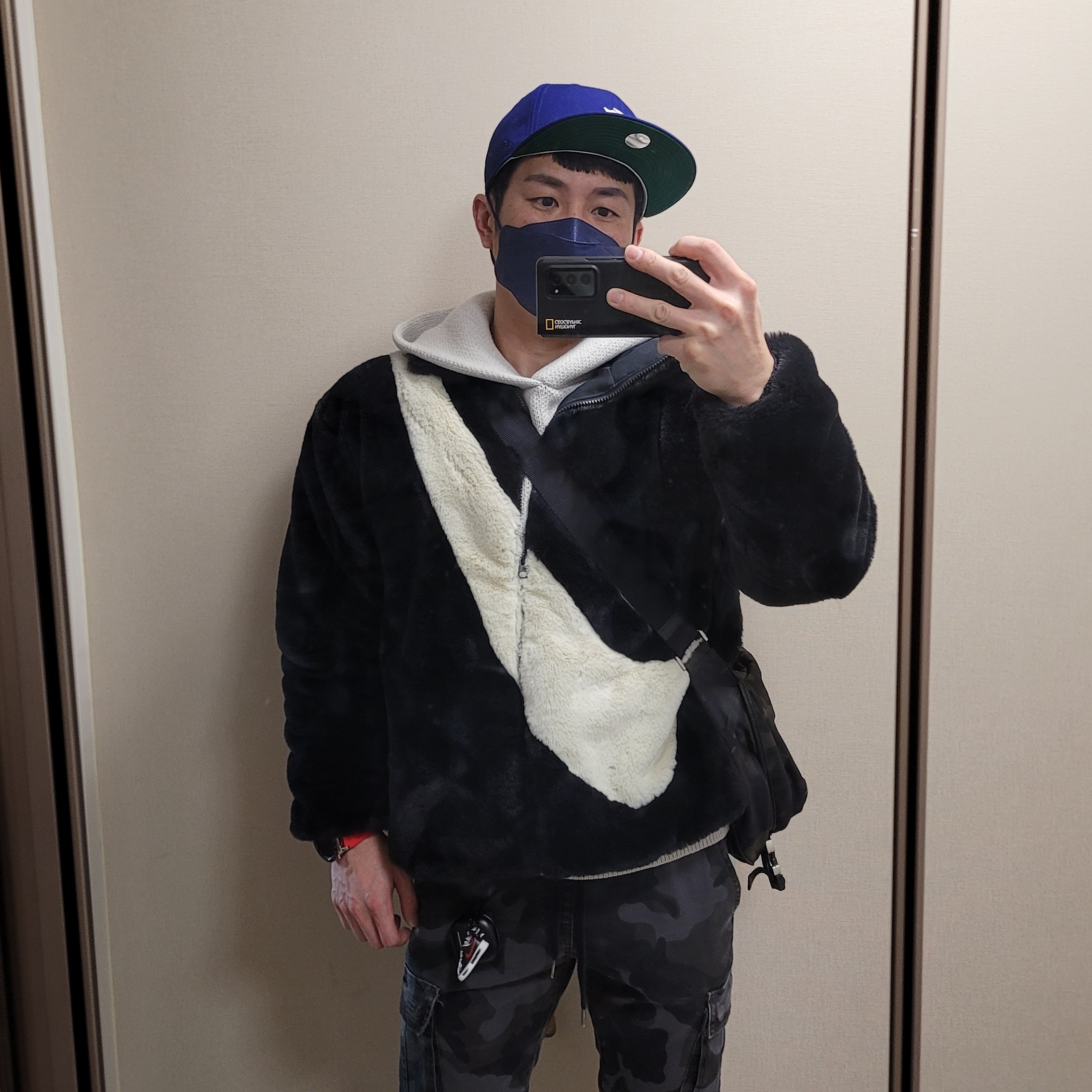 Essentials Knit Hoodie Oatmeal - 20FW, Nike x Undercover Daybreak Blue Jay 착용 스타일 - 3