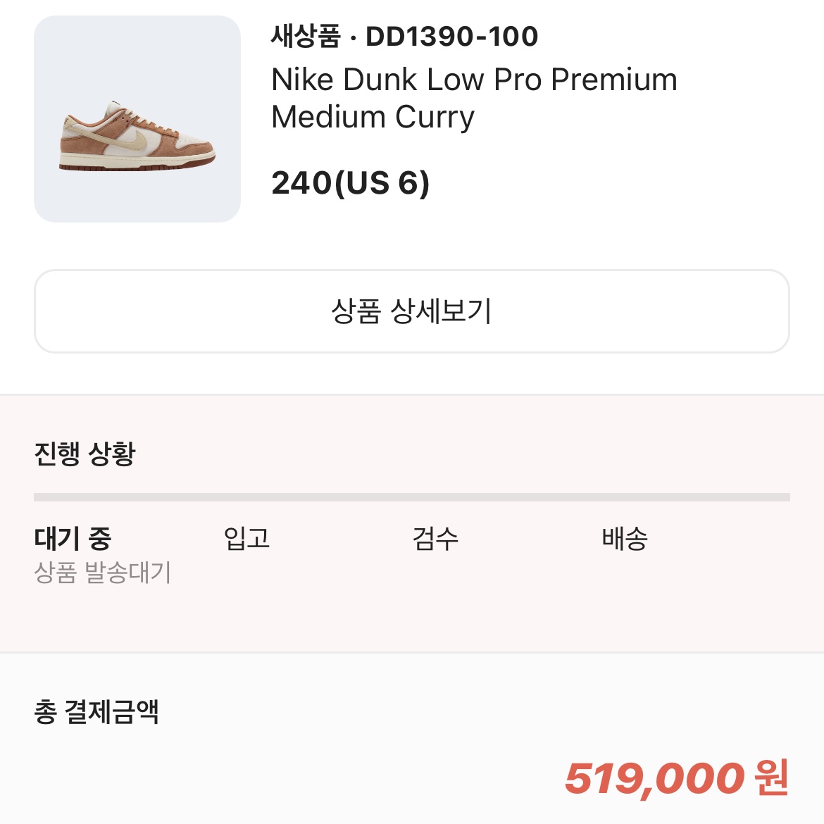 Nike Dunk Low Pro Premium Medium Curry 착용 스타일