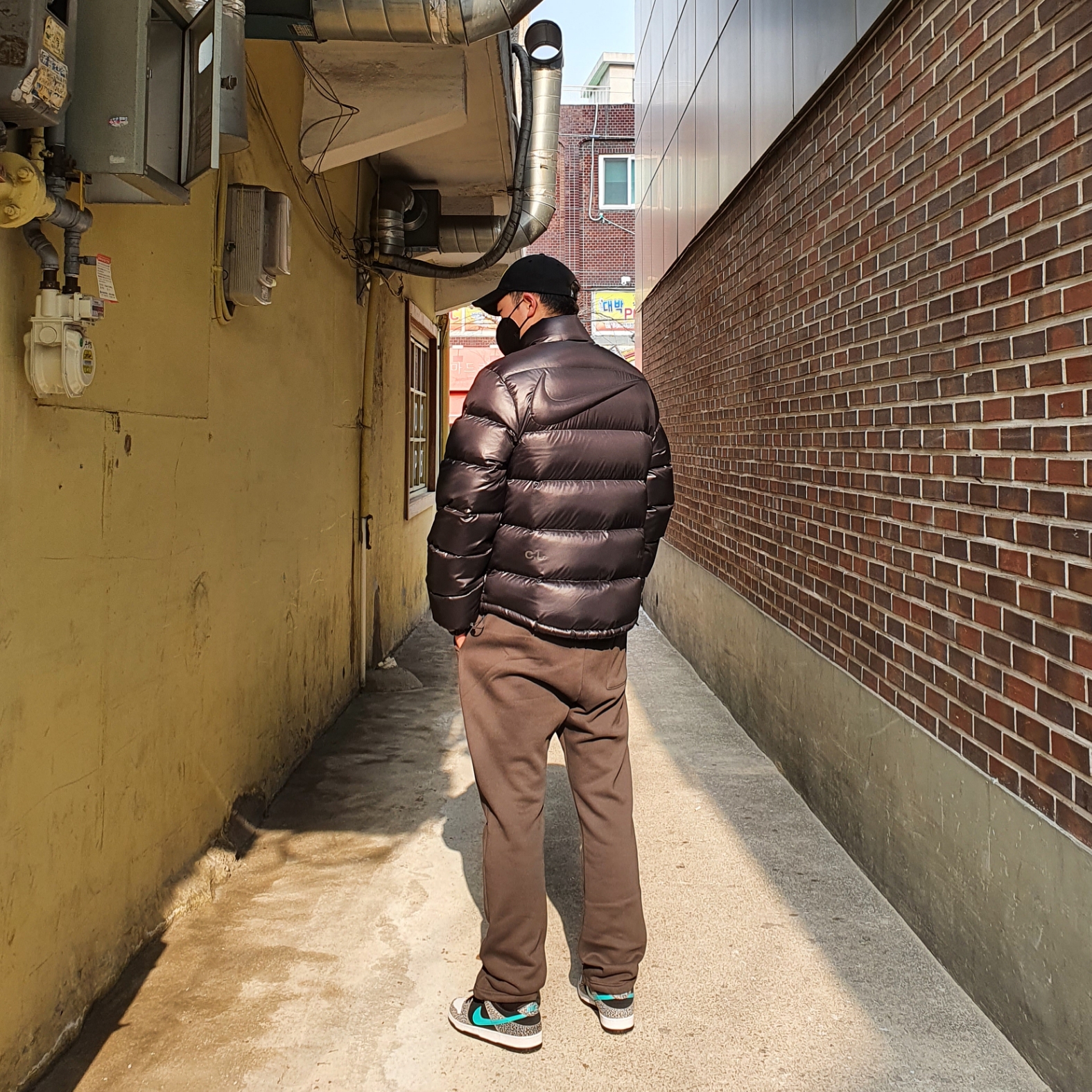Nike x Drake Nocta Puffer Jacket Black - US/EU, Nike SB Dunk Low Pro Clear Jade 착용 스타일