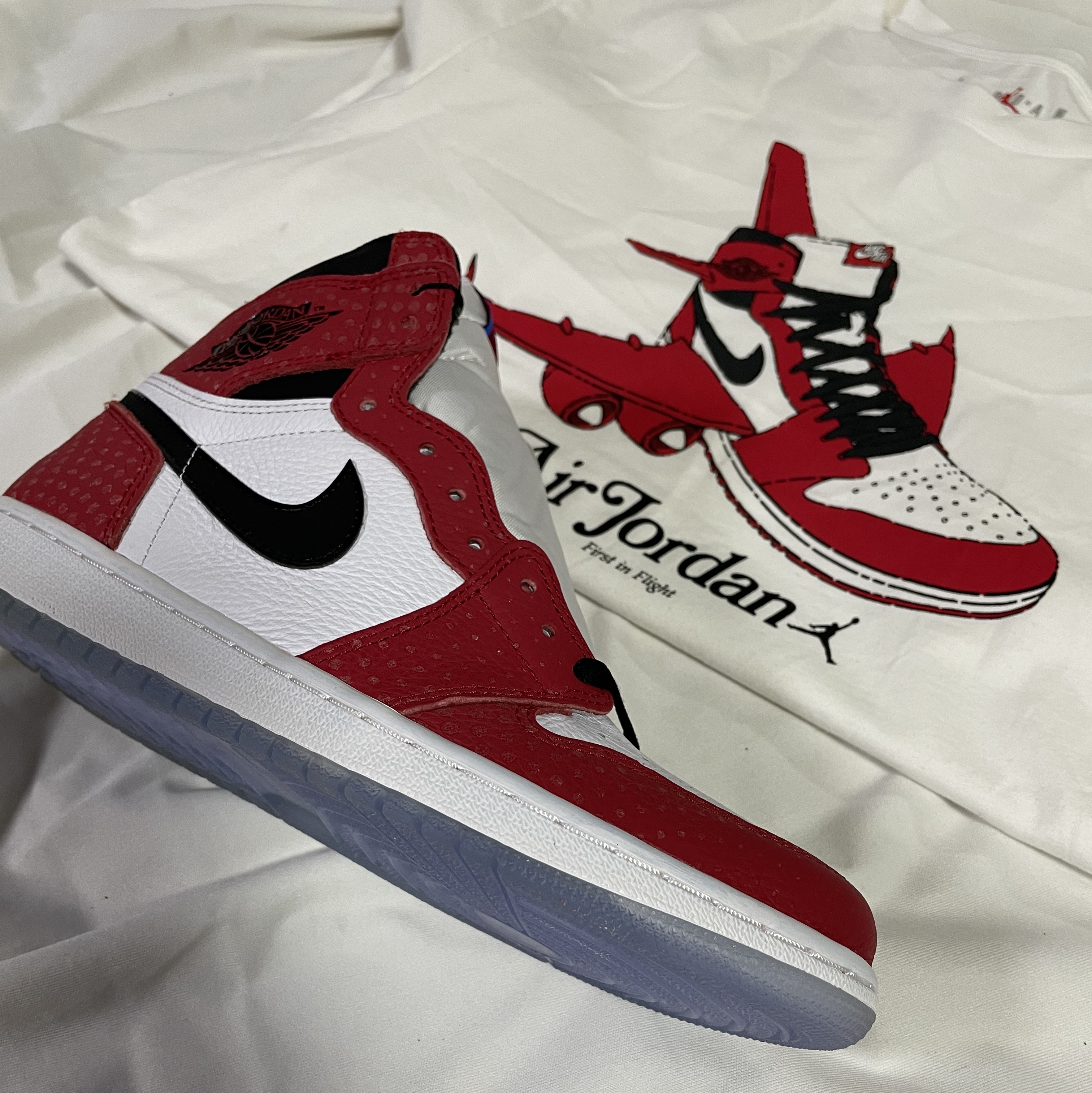 Jordan 1 Retro High Spider-Man Origin Story 착용 스타일