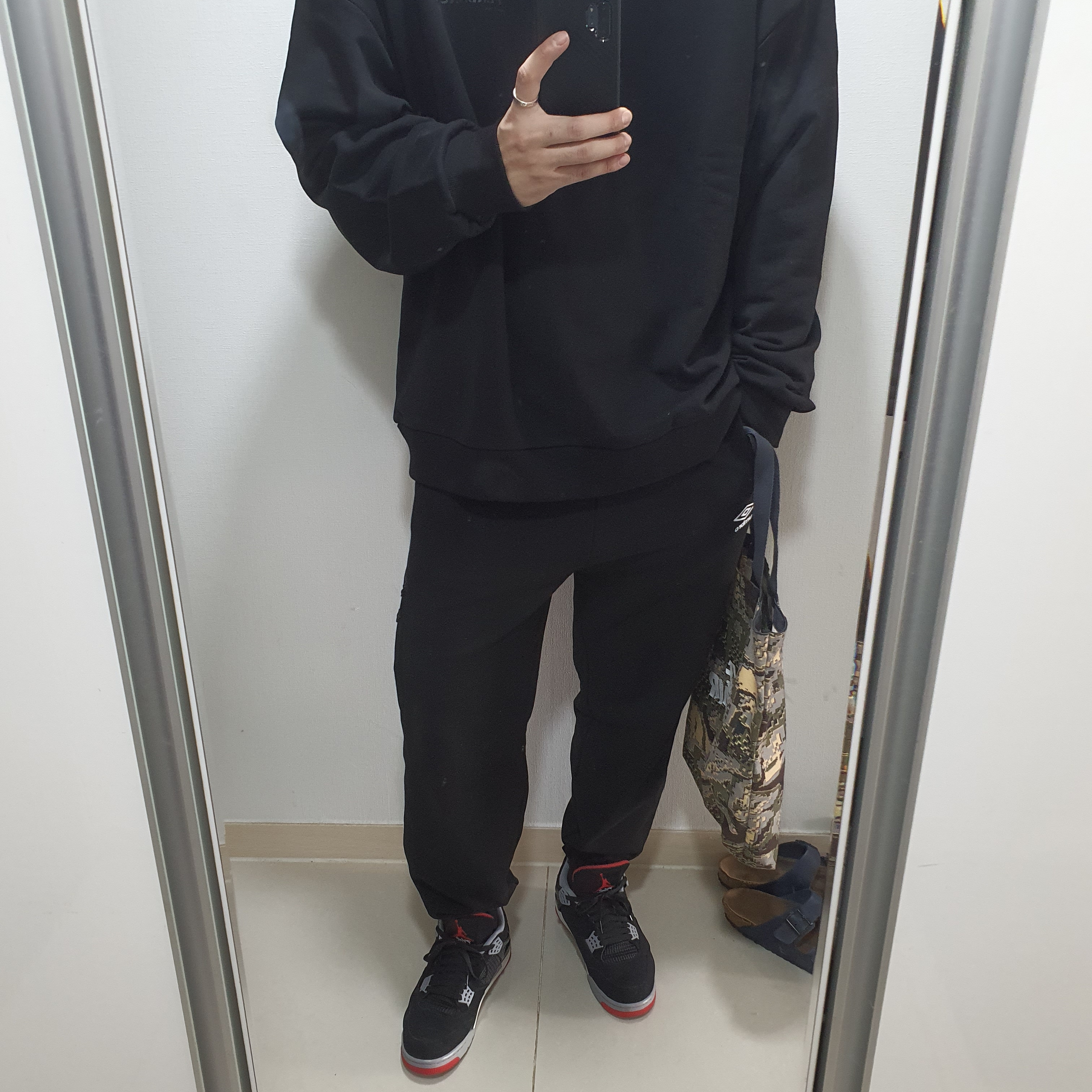 Jordan 4 Retro Bred 2019 착용 스타일