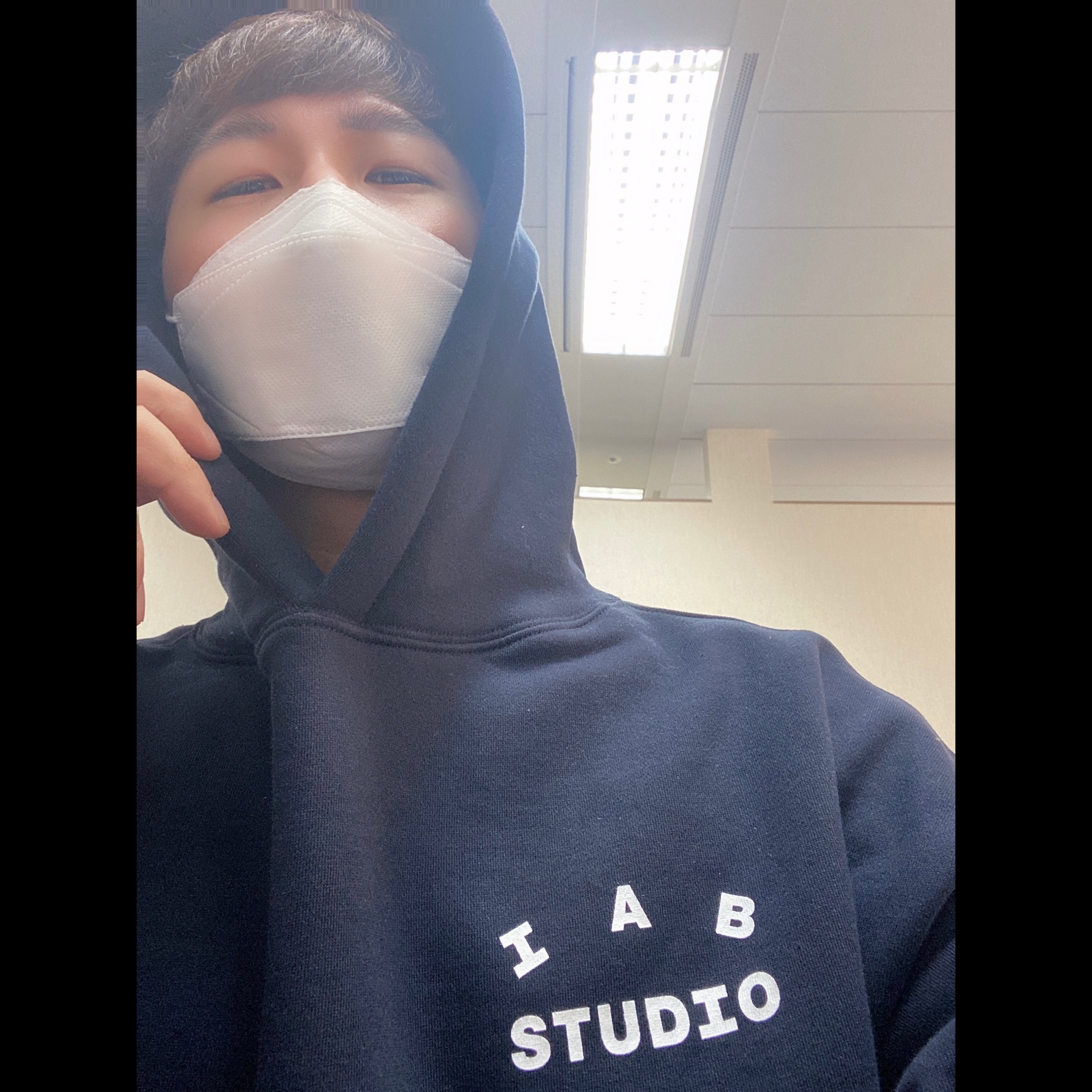 IAB Studio Hoodie Navy - 21SS, (W) Nike Dunk Low Disrupt Black White 착용 스타일 - 4
