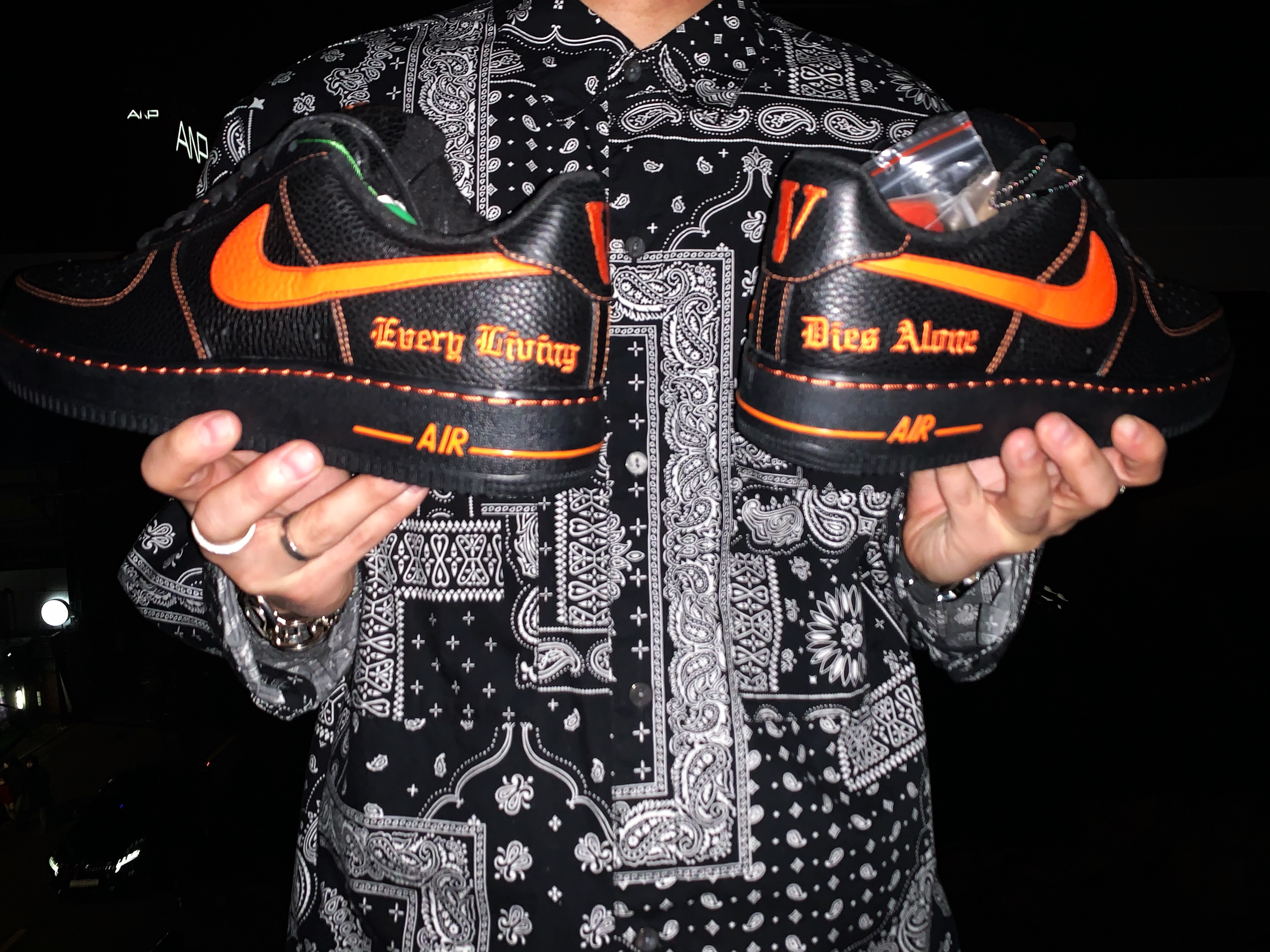 Nike x VLONE Air Force 1 Low 2017 착용 스타일