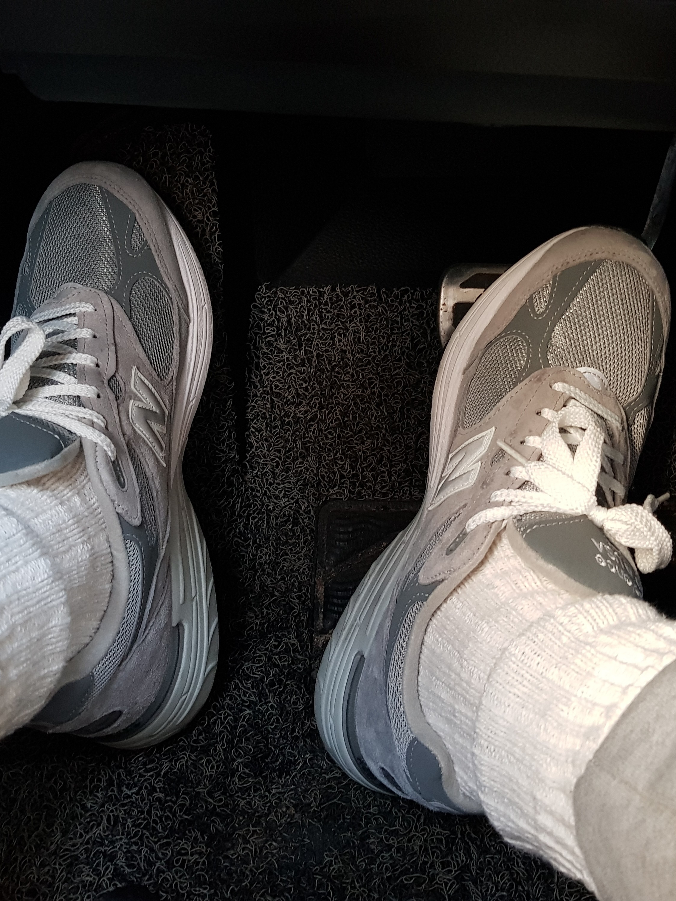 New Balance 993 Made in USA Grey - D Standard 착용 스타일 - 3