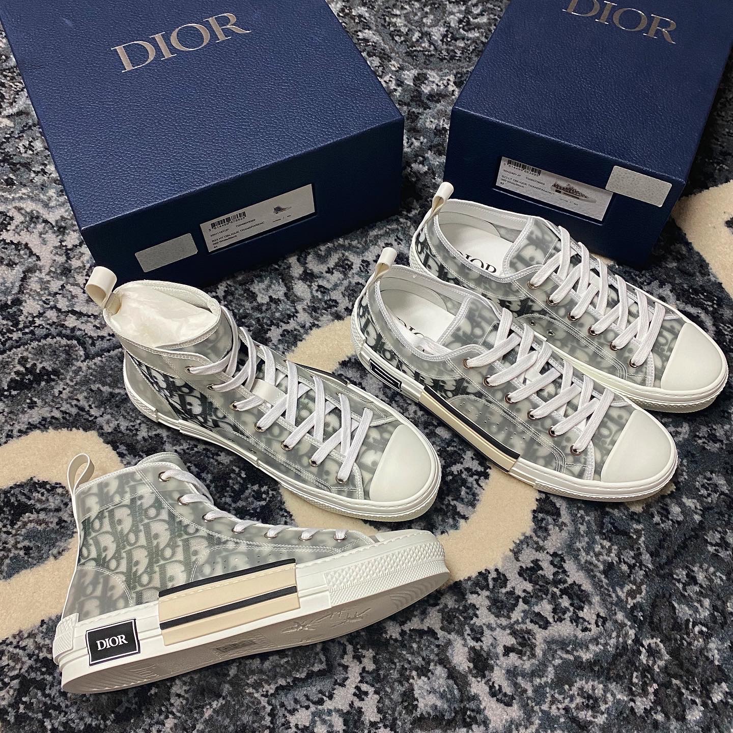 Dior B23 High Dior Oblique White & Black, Dior B23 Low Dior Oblique White & Black 착용 스타일