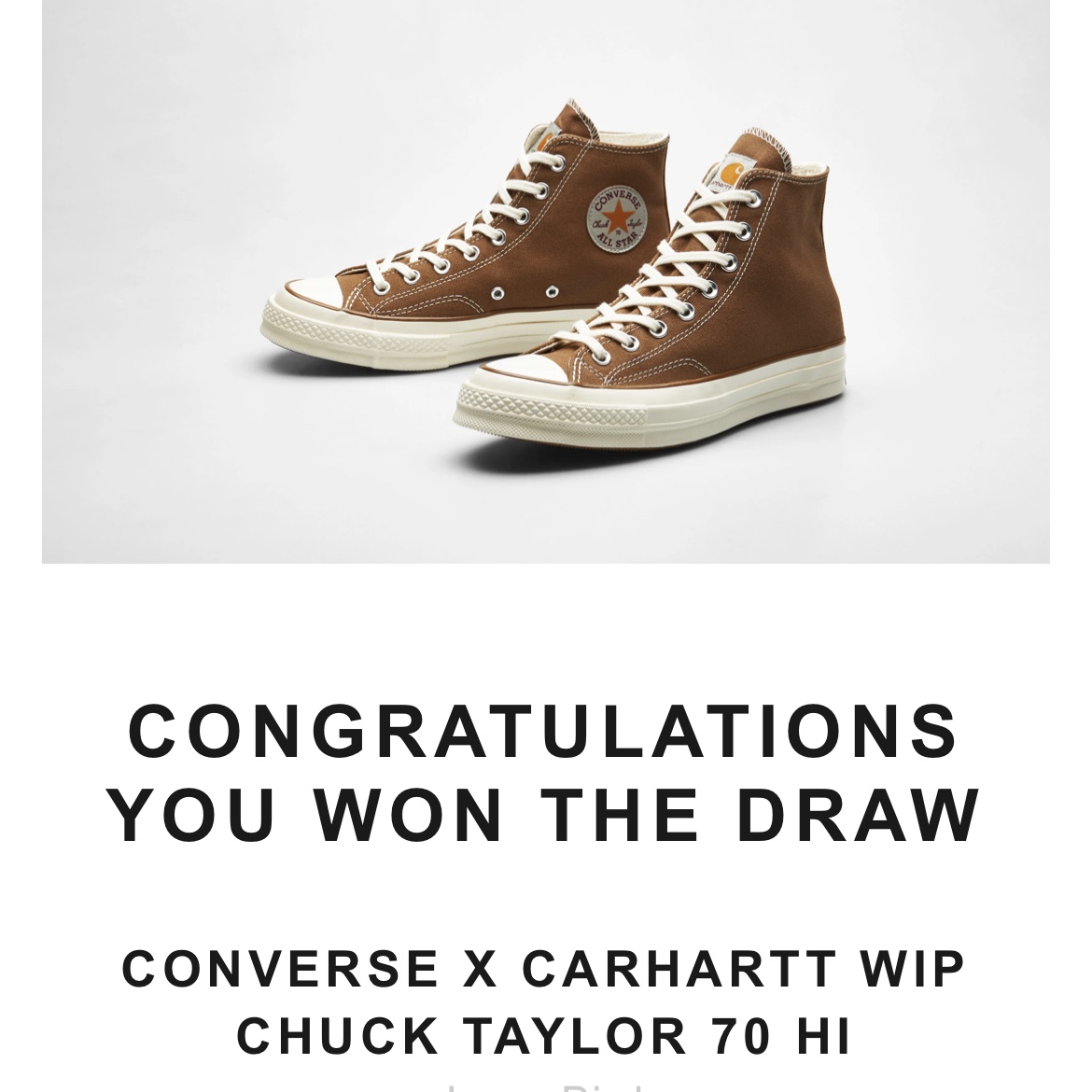 Converse x Carhartt WIP Chuck 70 High Hamilton Brown 착용 스타일