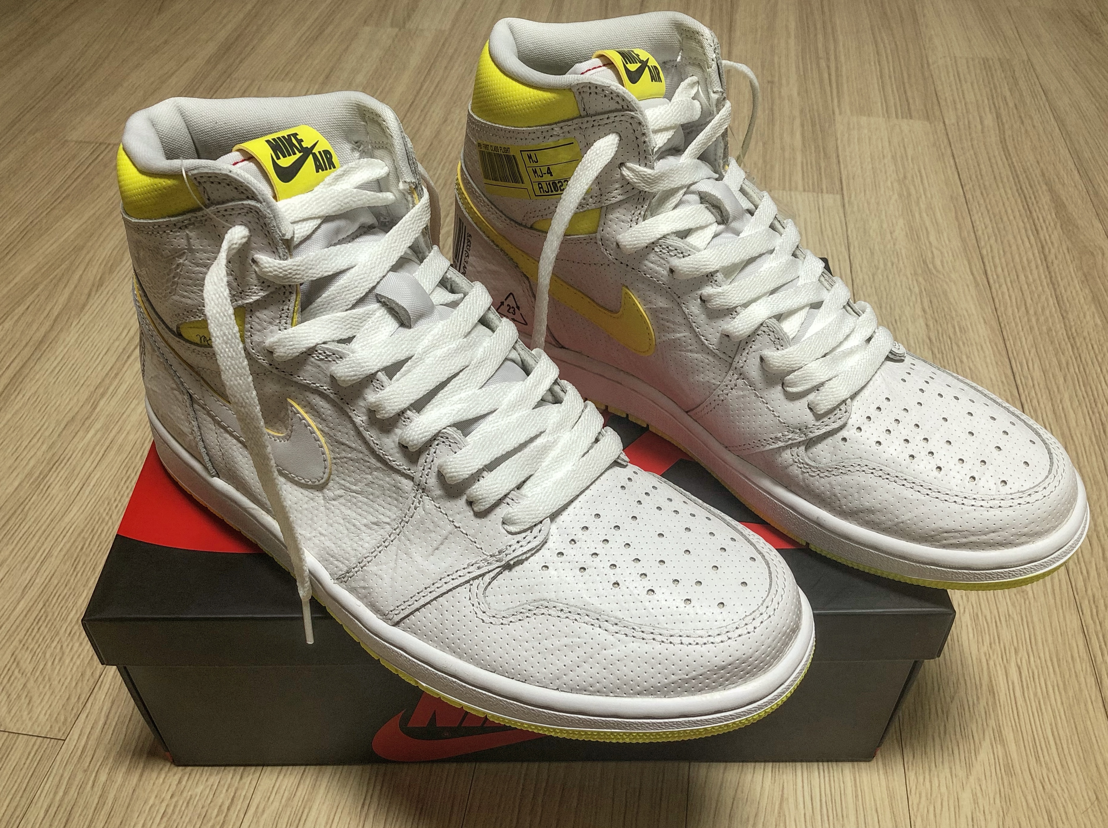 Jordan 1 Retro High OG First Class Flight 착용 스타일 - 3