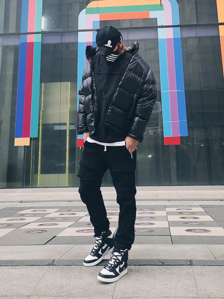 Nike x Ambush Dunk High Black 착용 스타일