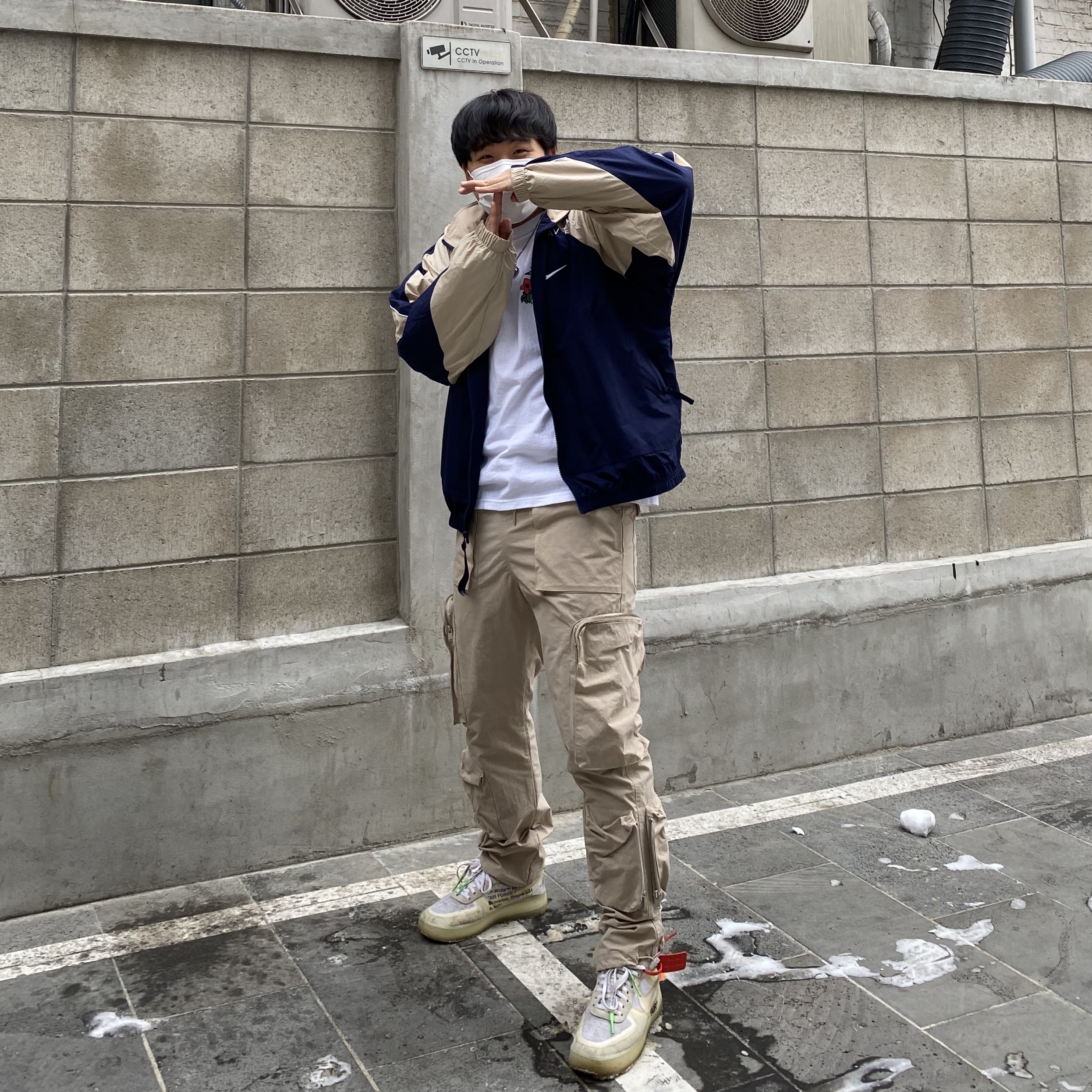 Nike x Off-White Air Force 1 Low The Ten 착용 스타일