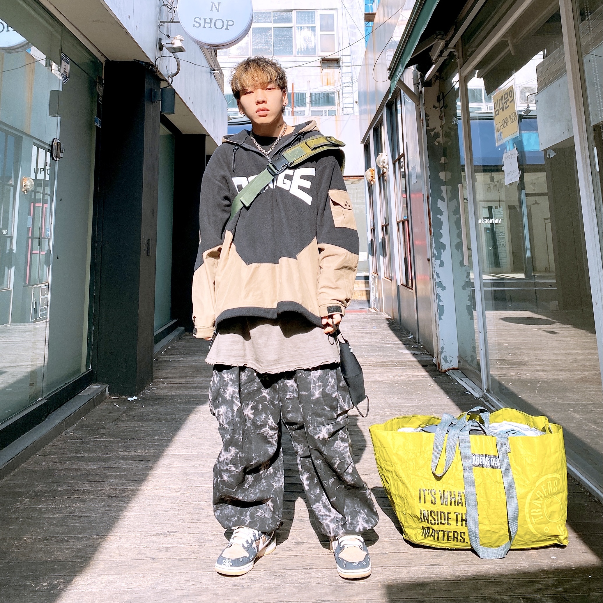 Nike x Travis Scott SB Dunk Low 착용 스타일